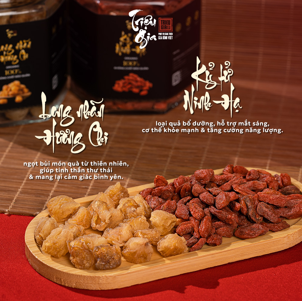 Mô tả Set Quà Tinh Hoa Trà Sức Khỏe Triệu Gia Món Quà Cho Sự An Lành - 1