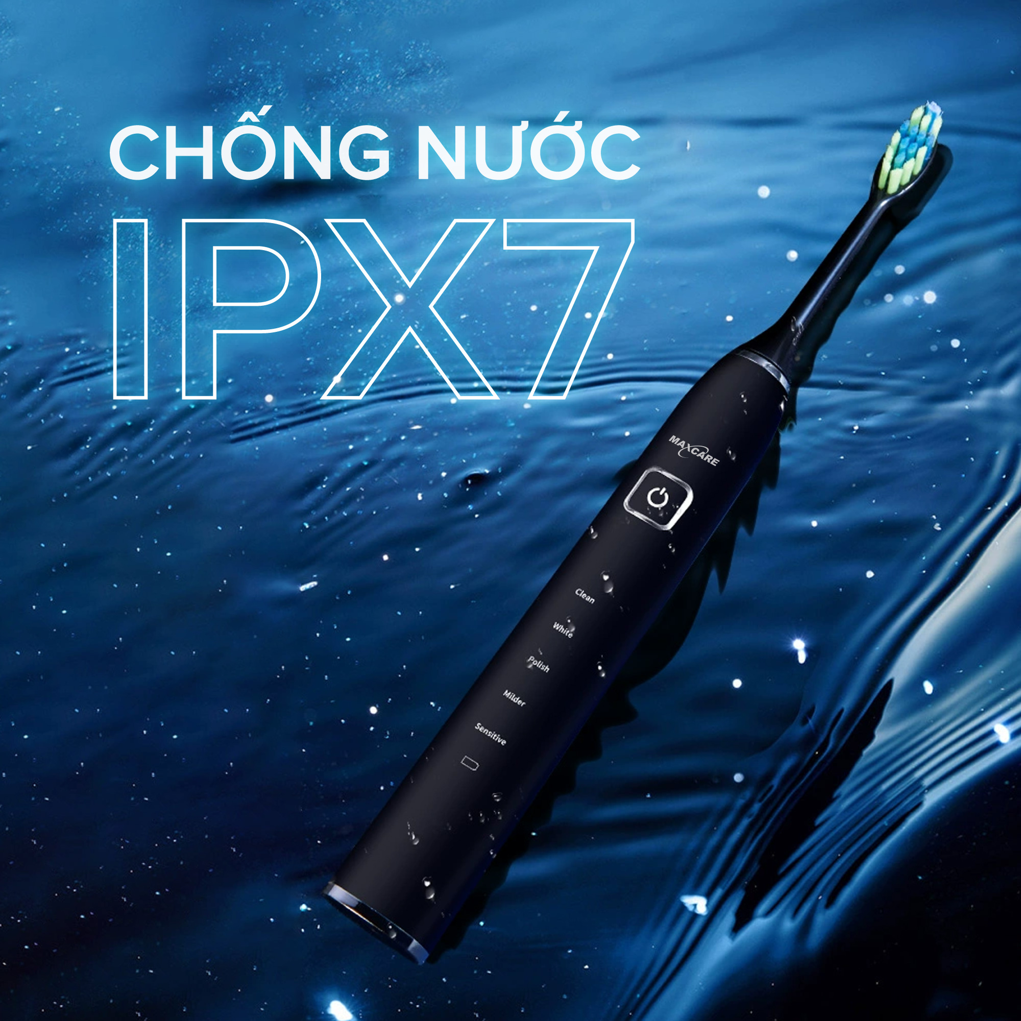 Mô tả Bàn Chải Điện DIỆT KHUẨN BẰNG TIA UV CAO CẤP Maxcare Hera Whitening Sấy Khô & Nhắc Chuyển Vùng Đánh Răng - 12