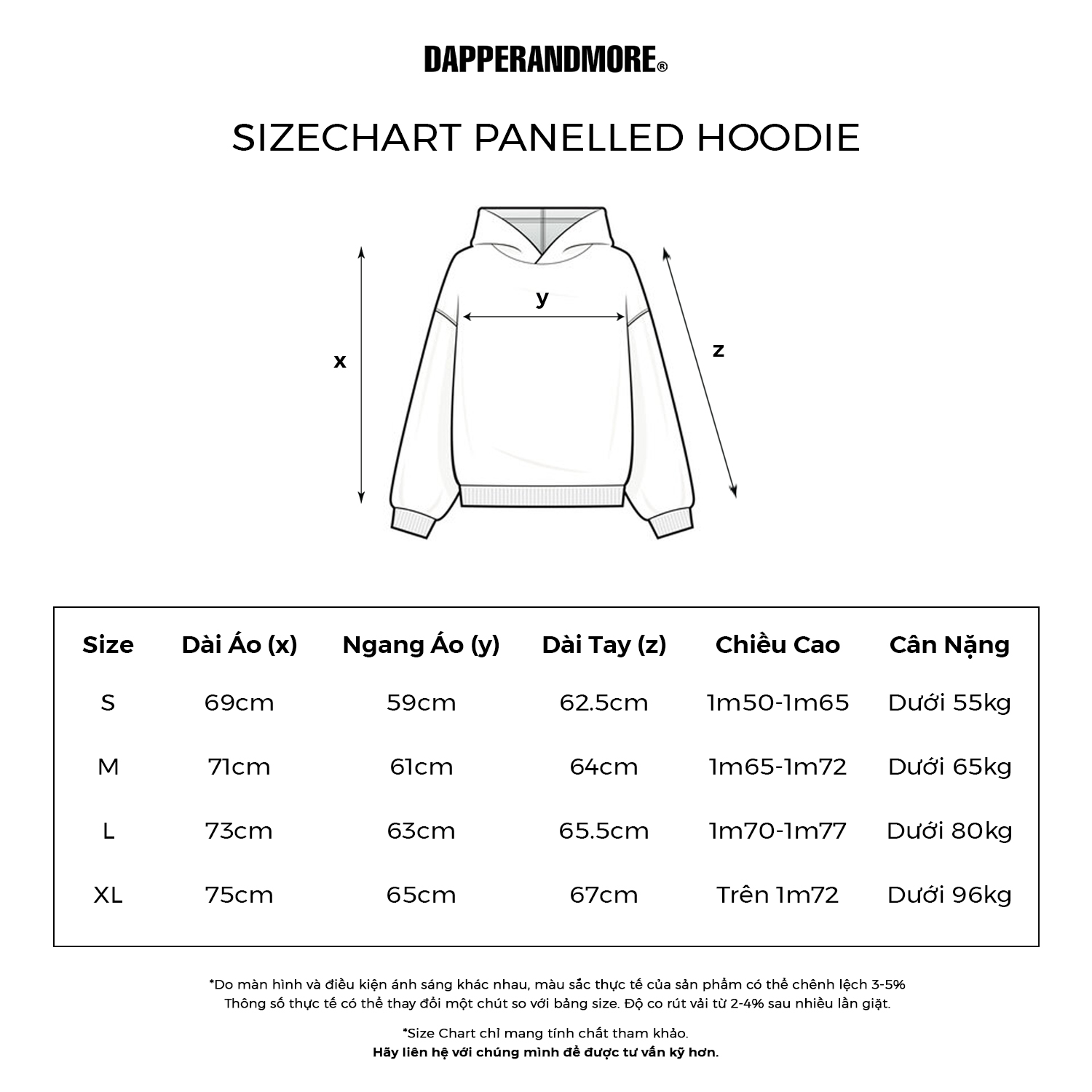 Mô tả Áo Hoodie Wash DAPPERANDMORE Panelled Hoodie Washed Phối Line Rã May Thêu Logo 450GSM - Grey - 2