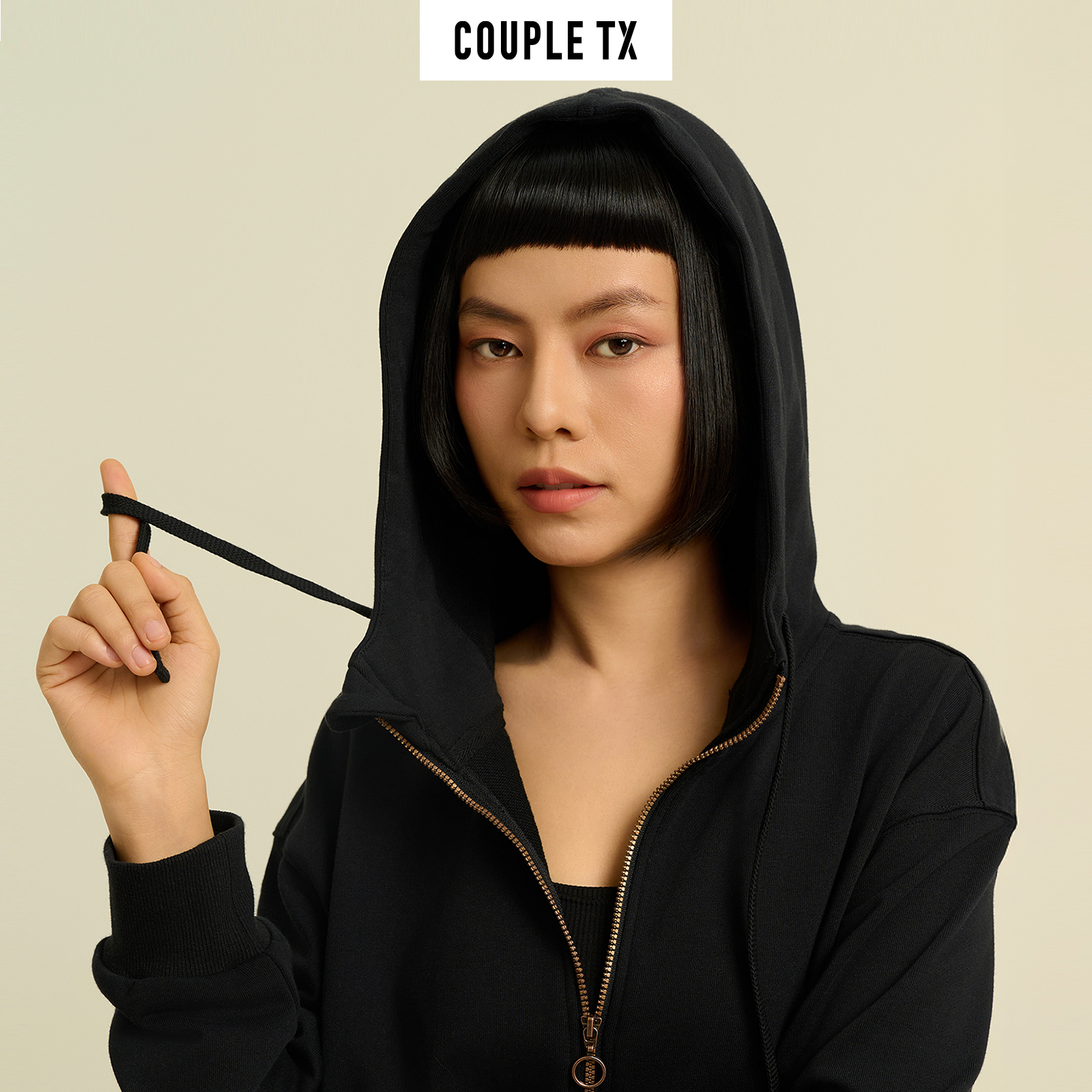 Mô tả Áo Khoác Chống Nắng Nữ Couple TX Thun Chân Cua In Nhũ Nổi Special Play Logo Form Relax WOK 2060 - 4
