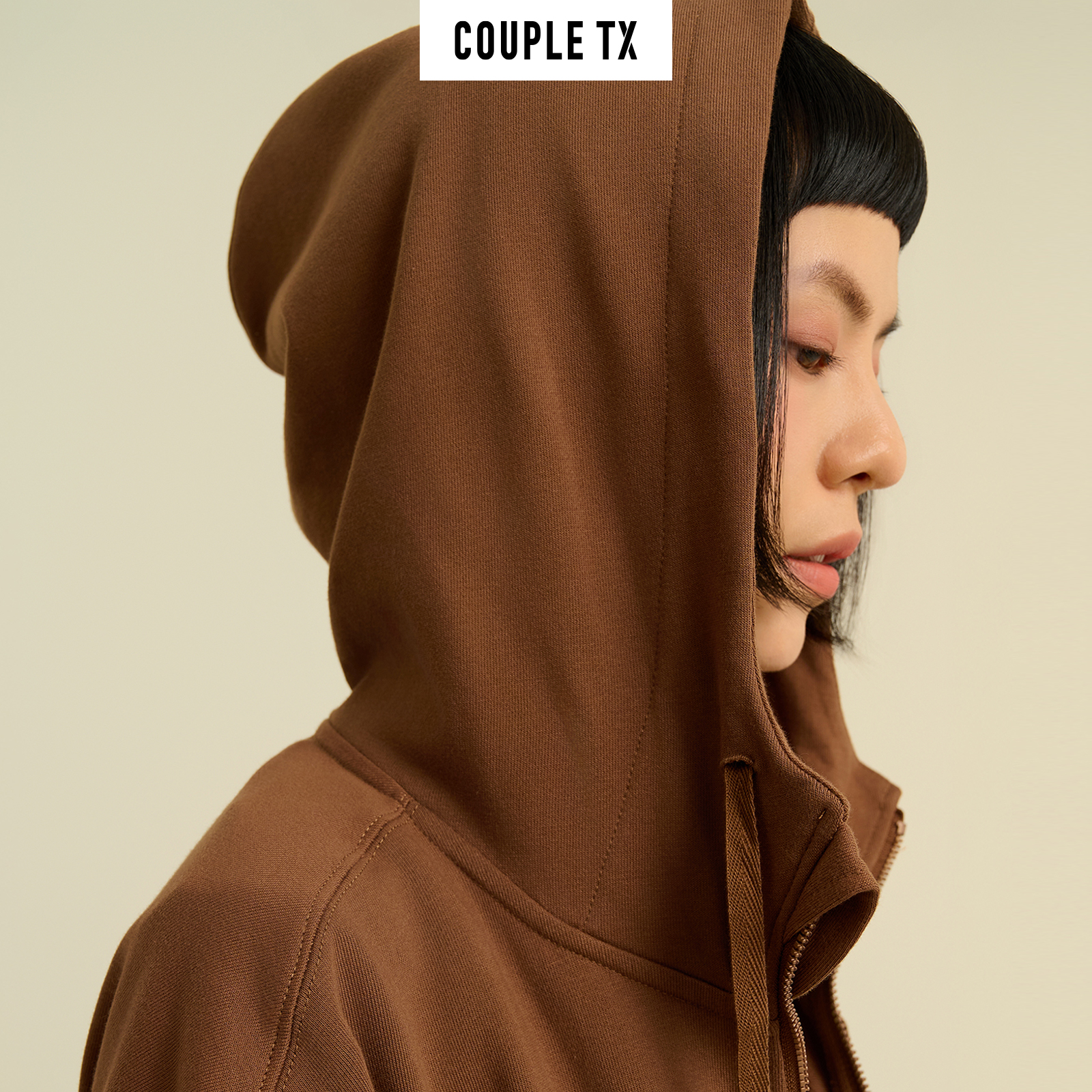 Mô tả Áo Khoác Chống Nắng Nữ Couple TX Thun Chân Cua In Nhũ Nổi Special Play Logo Form Relax WOK 2060 - 5
