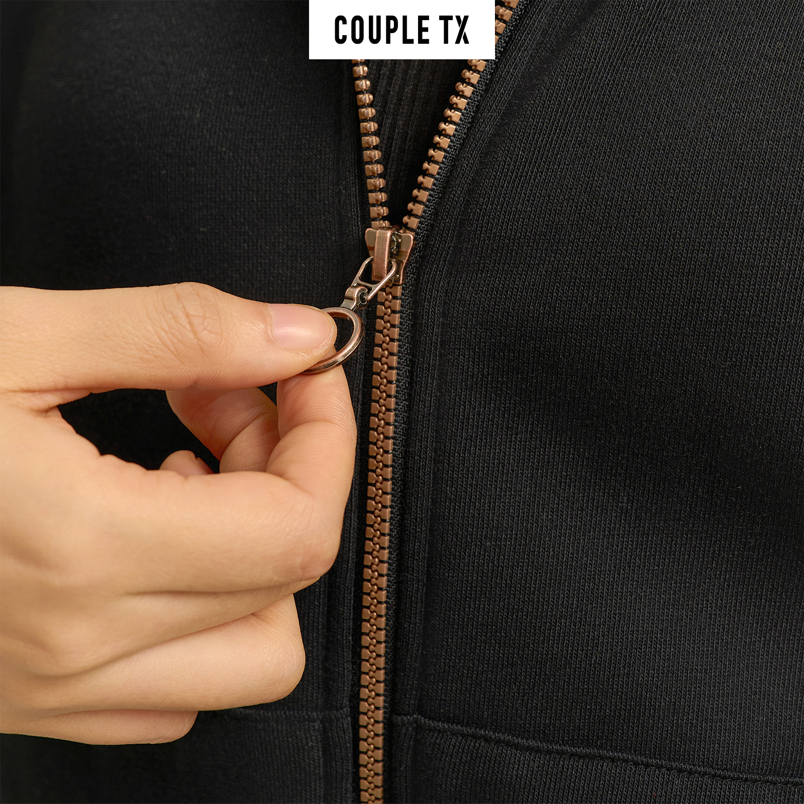 Mô tả Áo Khoác Chống Nắng Nữ Couple TX Thun Chân Cua In Nhũ Nổi Special Play Logo Form Relax WOK 2060 - 6