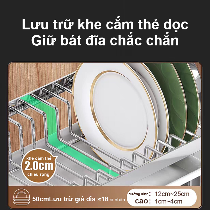 RACK Kệ Để Chén Bát Đĩa Sức chứa lớn Kệ đựng chén bát Inox 304 Kệ bát ...
