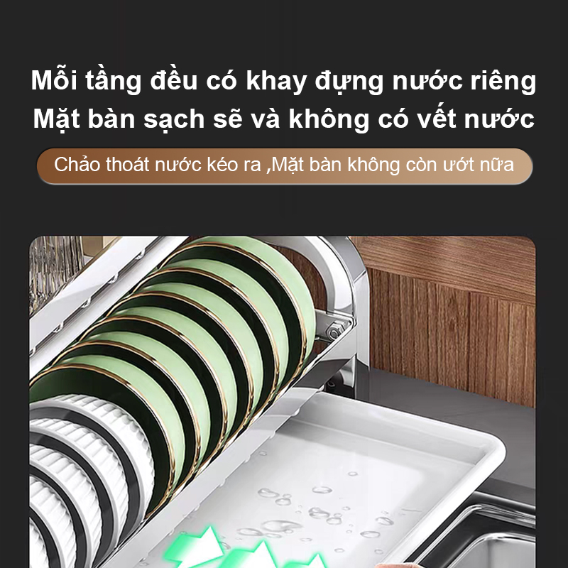 RACK Kệ Để Chén Bát Đĩa Sức chứa lớn Kệ đựng chén bát Inox 304 Kệ bát ...