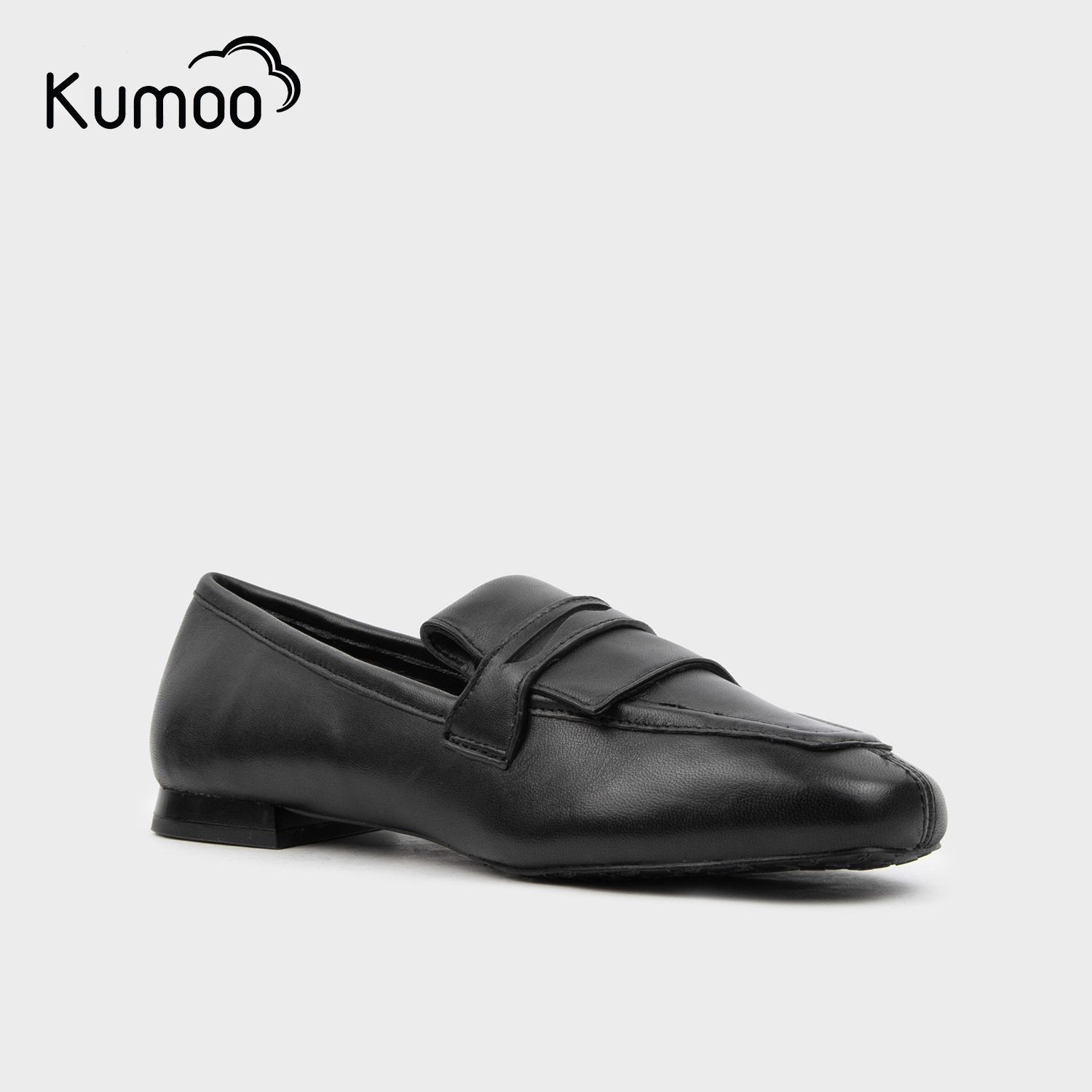 Mô tả Giày Moca Nữ Kumoo MC-KUMO-001-A Màu Đen Da Thật Nappa Cao Cấp Phong Cách Lịch Sự, Trẻ Trung - 1