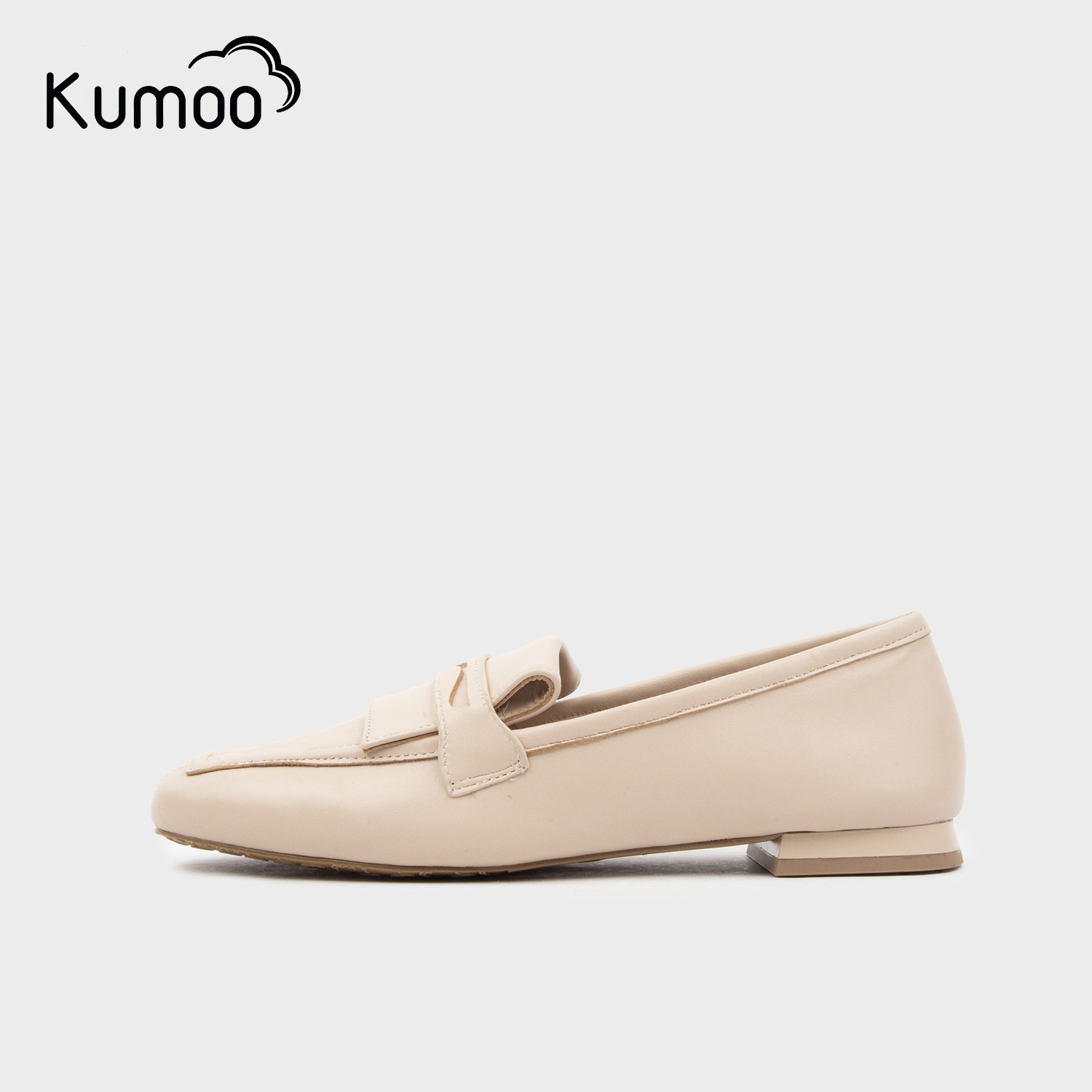 Mô tả Giày Moca Nữ Kumoo MC-KUMO-001-B Màu Be Da Thật Nappa Cao Cấp Phong Cách Lịch Sự, Trẻ Trung - 1