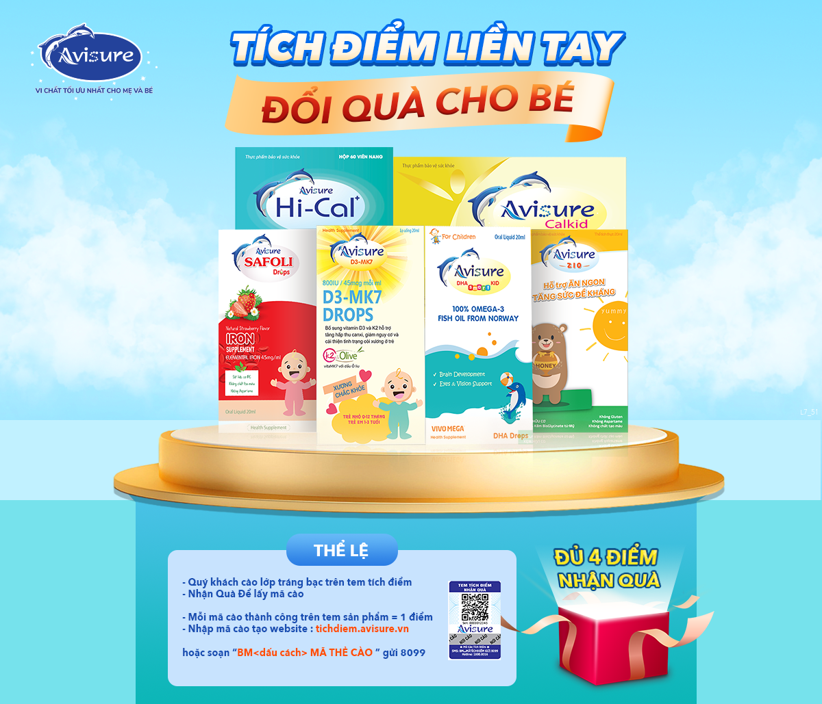 Mô tả Hộp 20 viên canxi Avisure Hical - 1