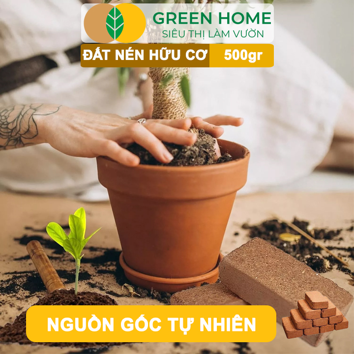 Mô tả Đất Trồng Cây Greenhome, Viên Nén 500gr, Đã Qua Xử Lý, Bổ Sung Vi Sinh, Nở Gấp 5 Lần, Trồng Rau Hoa - 5