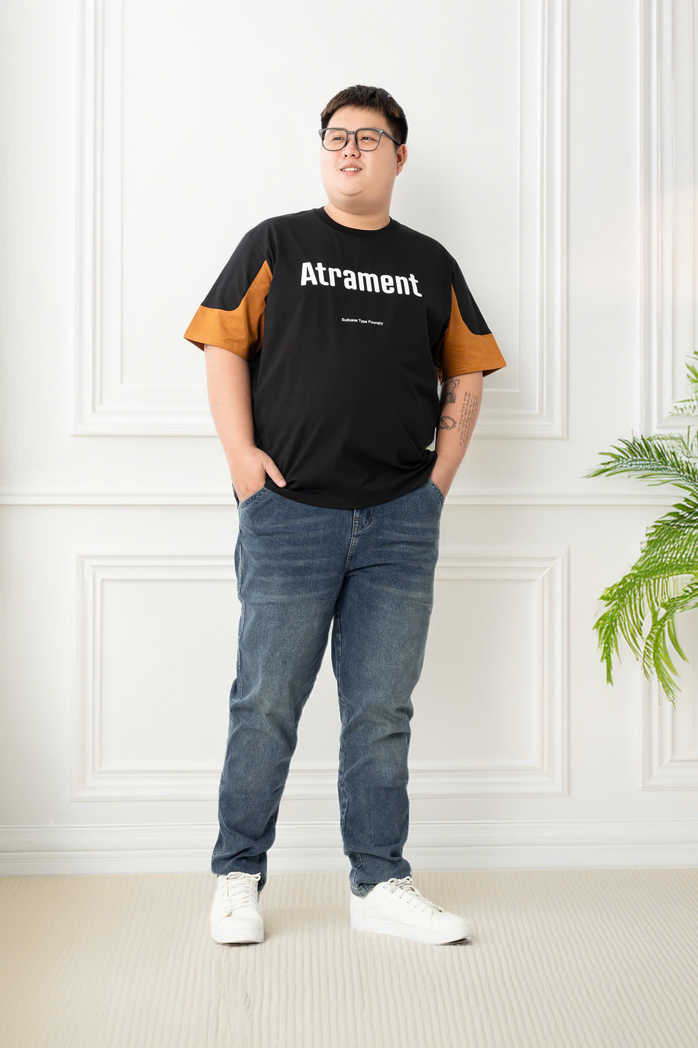 Mô tả Quần Jean Nam AKYOO Bigsize Size Từ 80kg-140kg, Chất Jean Co Giãn 04 Chiều - QJ XANH B1 - 1