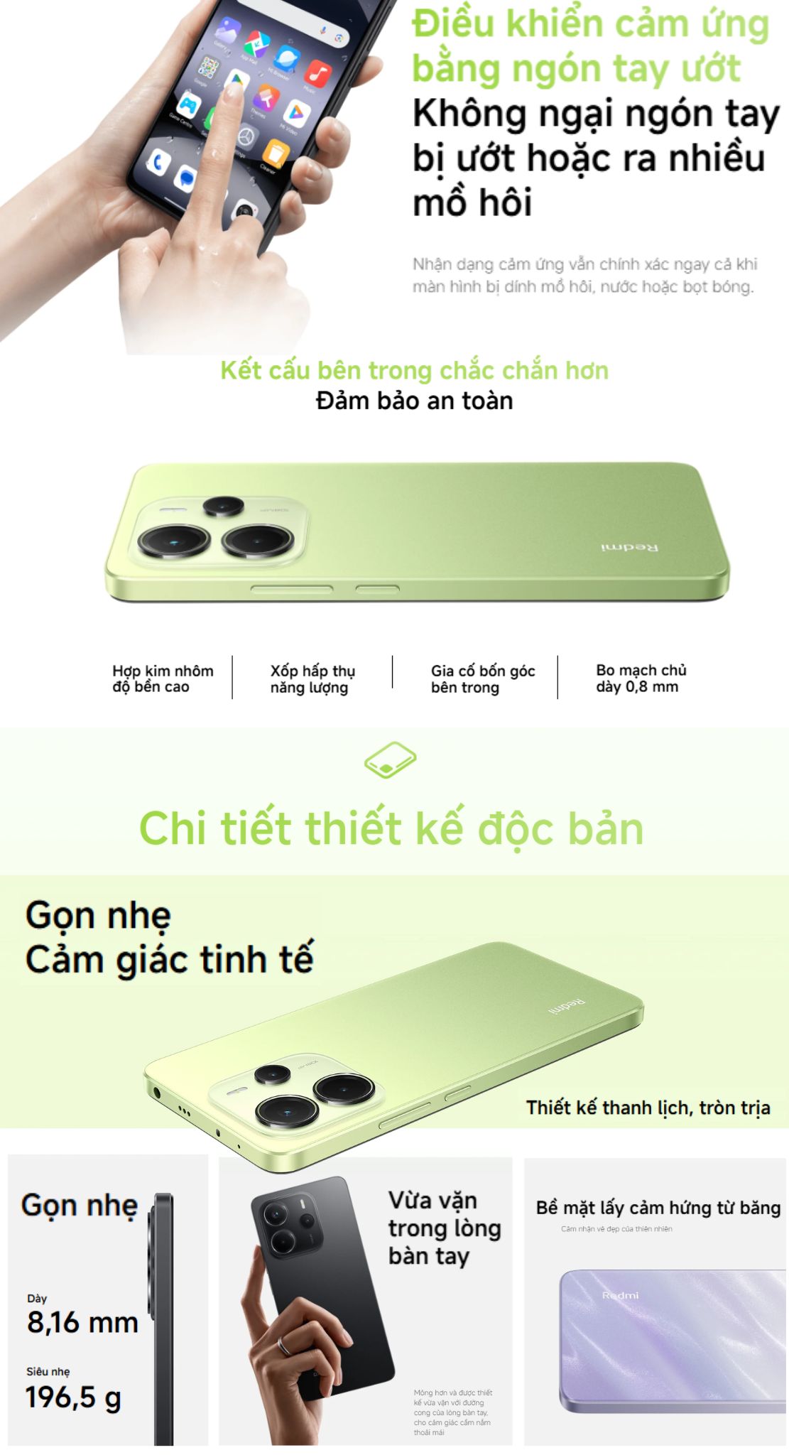 Mô tả Điện thoại thông minh Redmi Note 14 (6+128GB) | Camera AI 108MP | MediaTek Helio G99-Ultra | Pin 5500mAh - 7