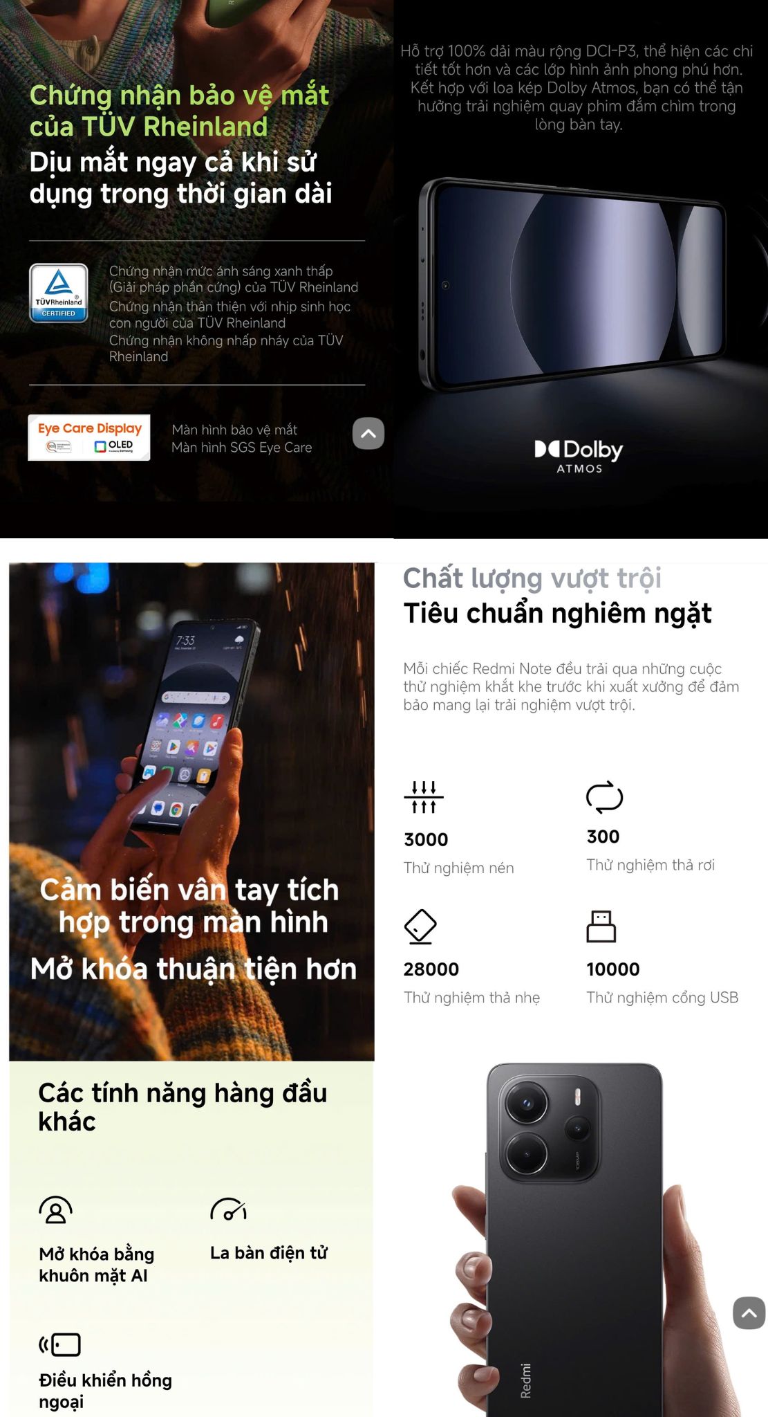 Mô tả Điện thoại thông minh Redmi Note 14 (6+128GB) | Camera AI 108MP | MediaTek Helio G99-Ultra | Pin 5500mAh - 10