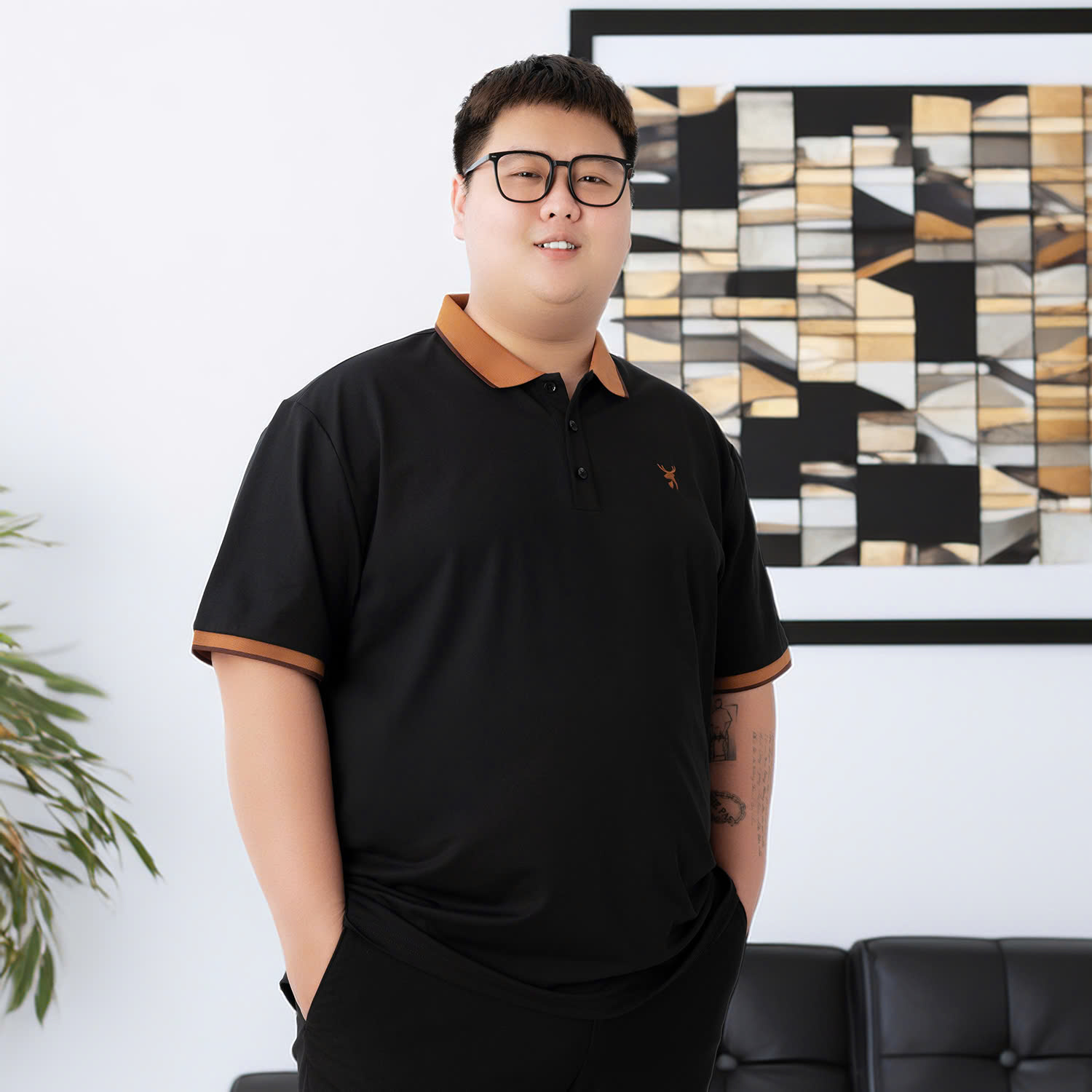 Mô tả Áo Polo Nam Bigsize 80-140KG AKYOO Cao Cấp Cotton Co Giãn, Thâm Hút Mồ Hôi, Áo Polo Bigsize-PL SOI - 3
