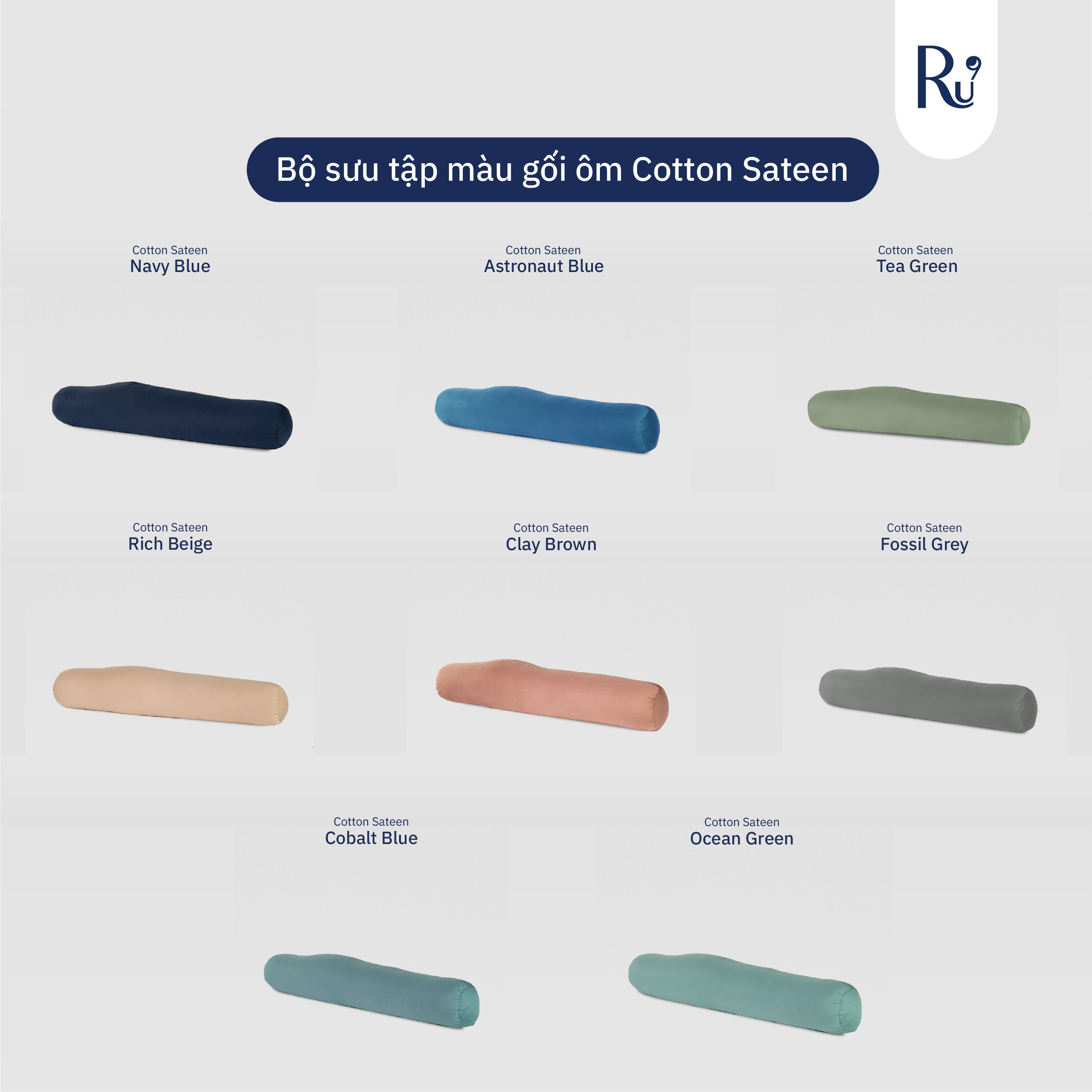 Mô tả Vỏ Gối Ôm Cotton Sateen Ru9 - 3