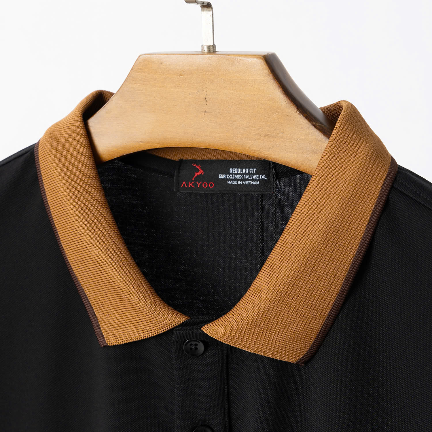 Mô tả Áo Polo Nam Bigsize 80-140KG AKYOO Cao Cấp Cotton Co Giãn, Thâm Hút Mồ Hôi, Áo Polo Bigsize-PL SOI - 9