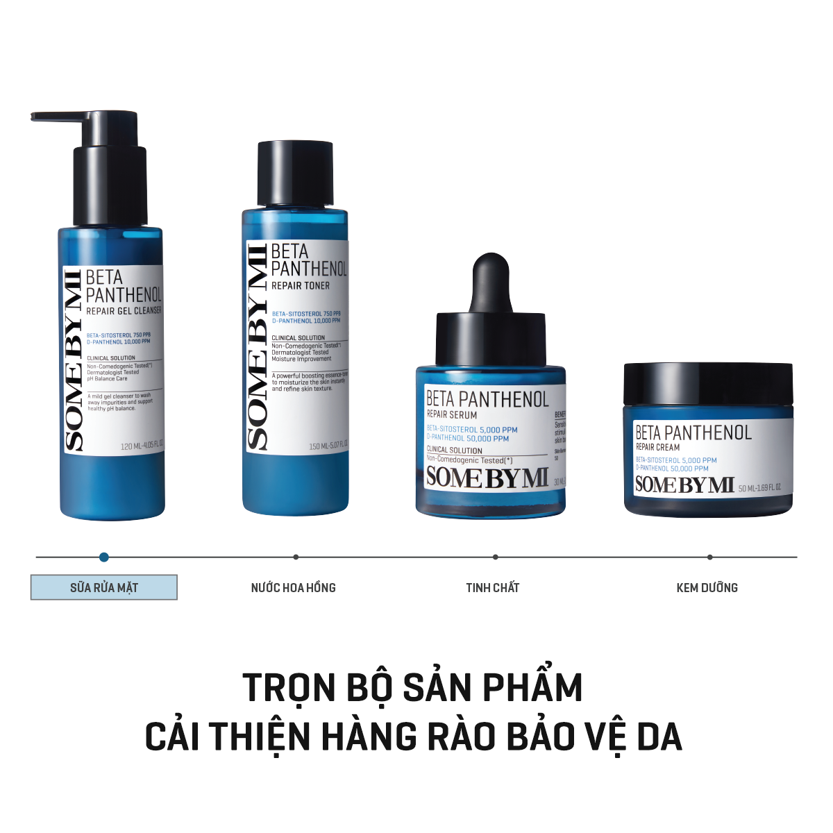 Mô tả Sữa rửa mặt Some By Mi phục hồi và làm sạch da Beta-Panthenol Repair Cleanser 120ml - 4