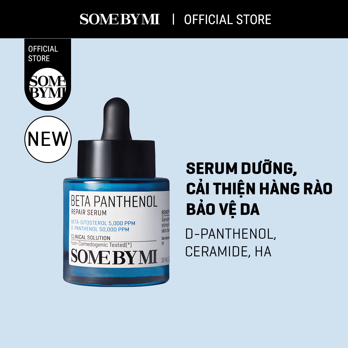 Mô tả Tinh chất dưỡng ẩm phục hồi da Some By Mi Beta-Panthenol Repair Serum 30ml - 1