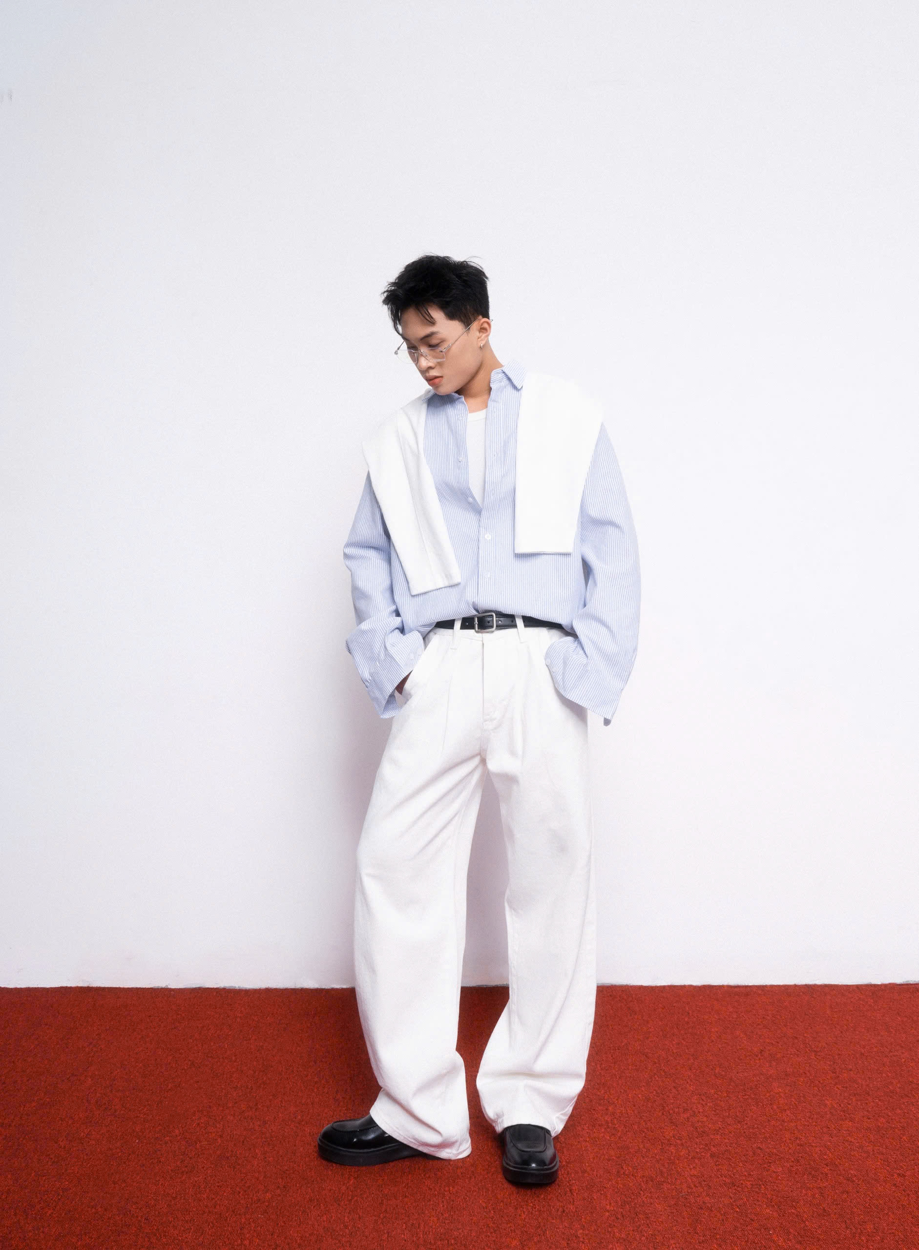 Mô tả Quần jeans dài nam REVAL ống rộng xếp ly CAPMAN CLUB, thoải mái đi học - đi làm - đi chơi - 8