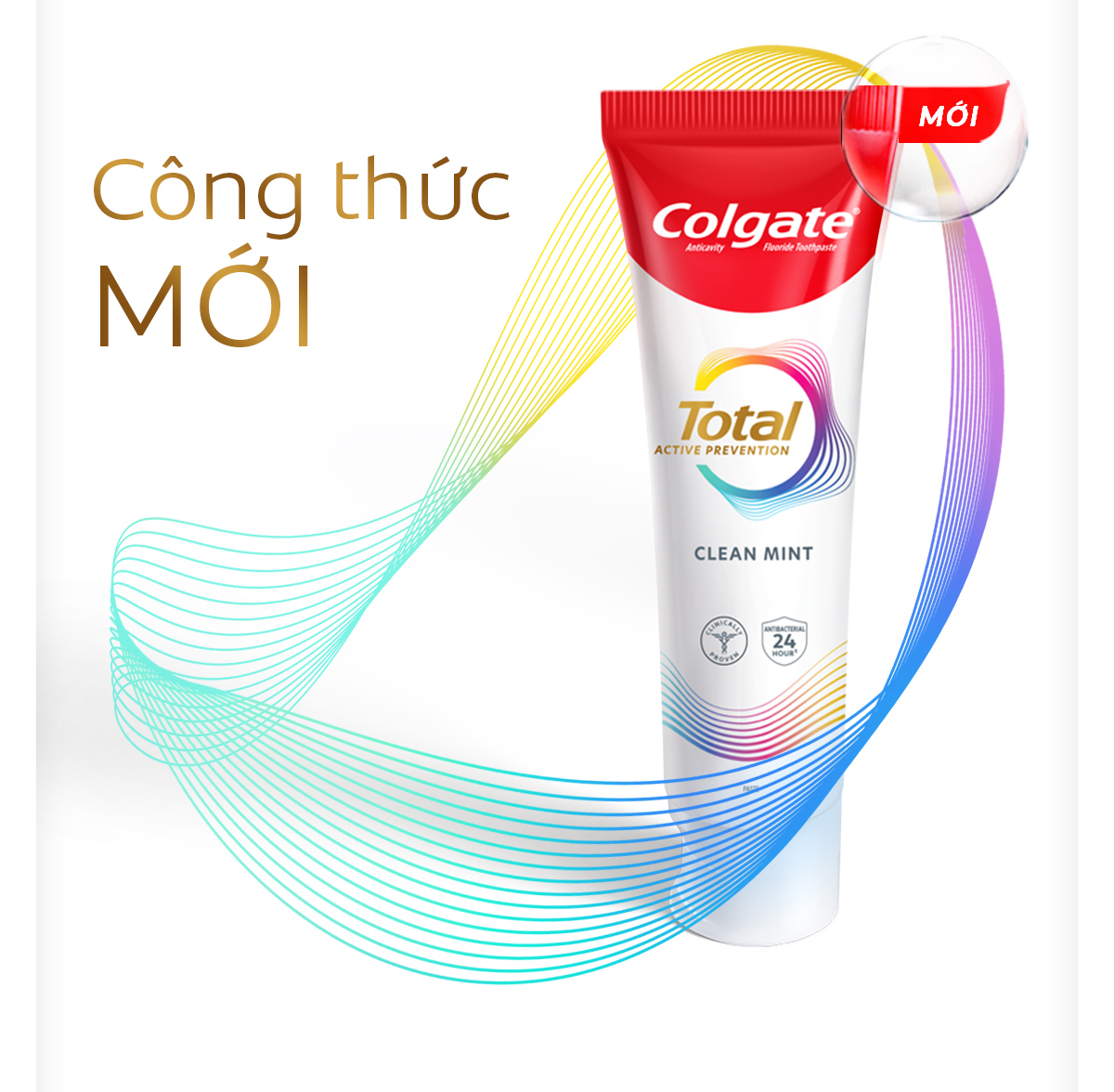 Mô tả Kem đánh răng Colgate Total sạch sâu bảo vệ, ngăn ngừa 8 vấn đề răng miệng 150g/ tuýp - 2