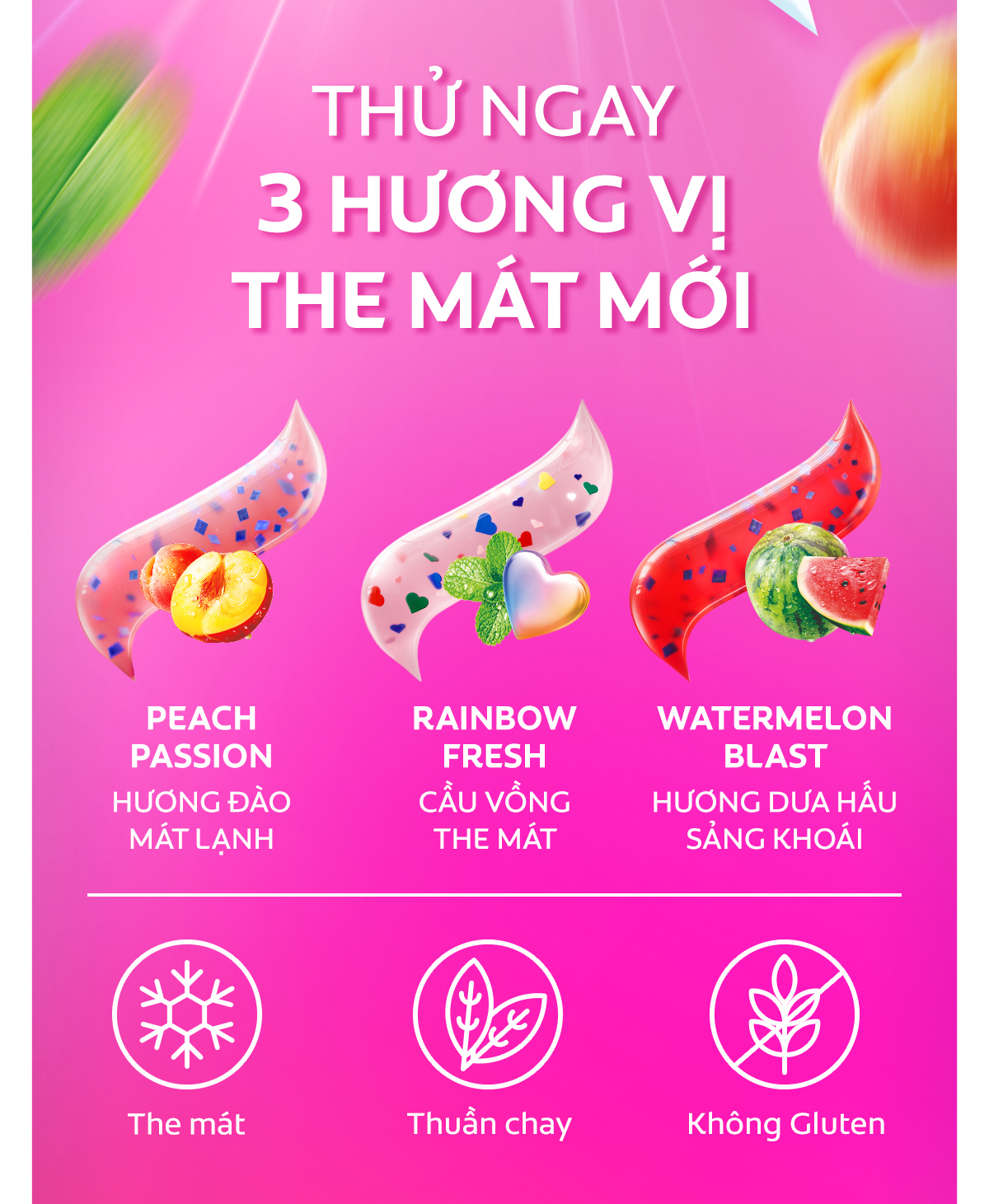 Mô tả Bộ 3 Kem đánh răng Colgate MaxFresh Hương nhiệt đới, tinh thể cầu vồng the mát 100g/ tuýp - 6