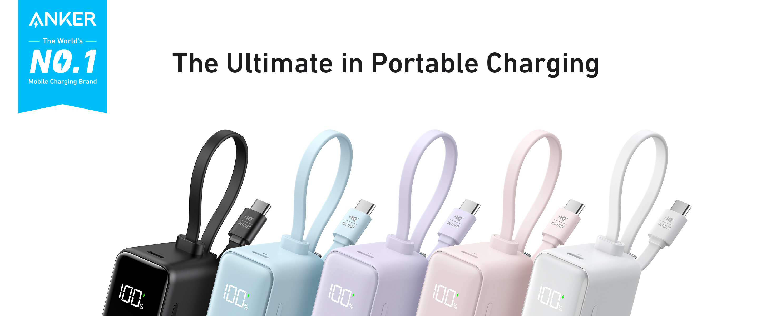 Anker Power Bank Charger Block 3-in-1 5,000mAh Portable Charger with ...