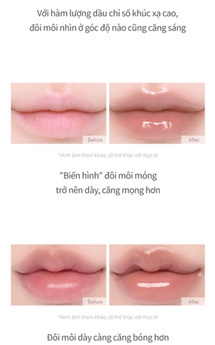 Bảng màu Romand Glasting Color Gloss