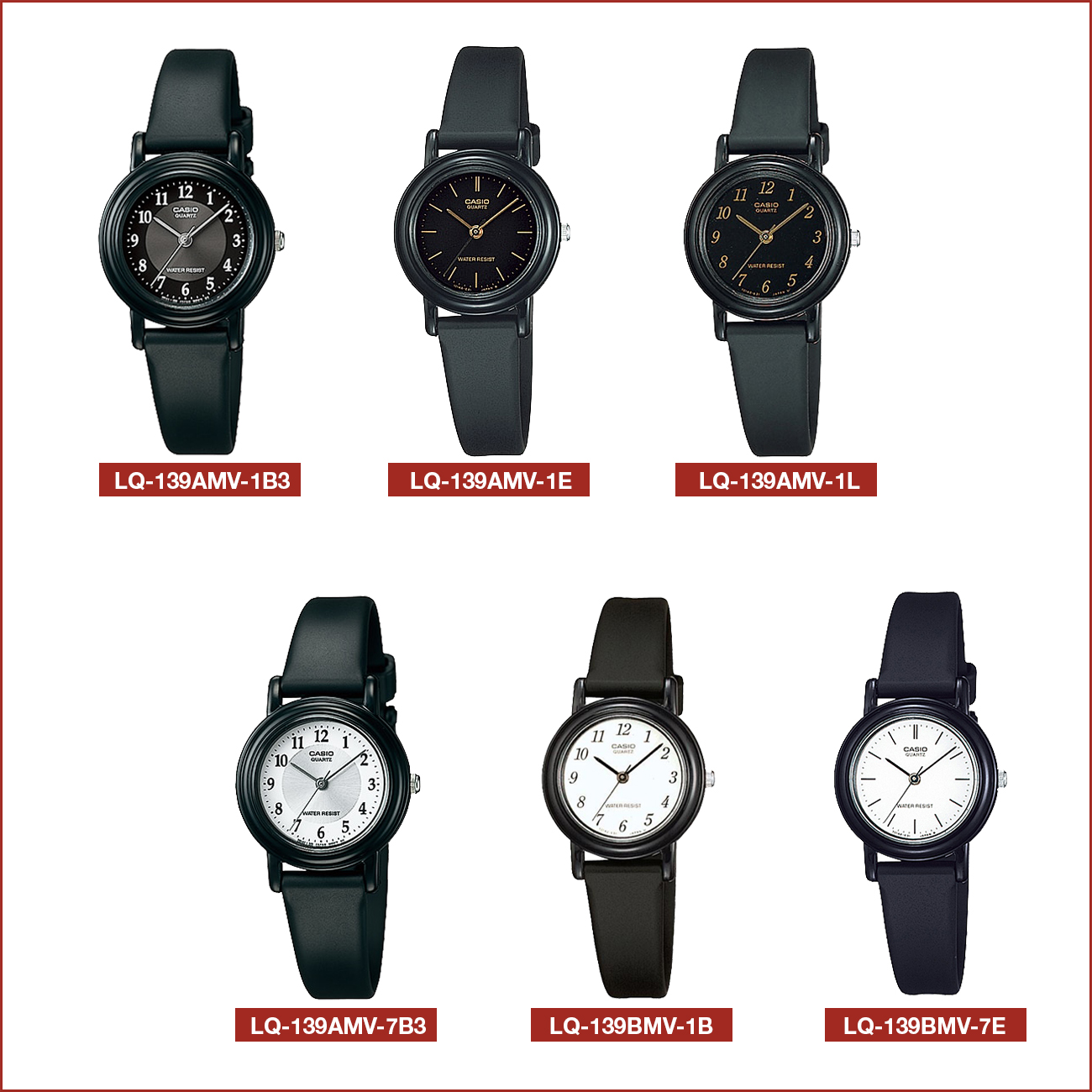 Mô tả Đồng hồ nữ dây nhựa Casio chính hãng Anh Khuê LQ-139 Series (25mm) - 1
