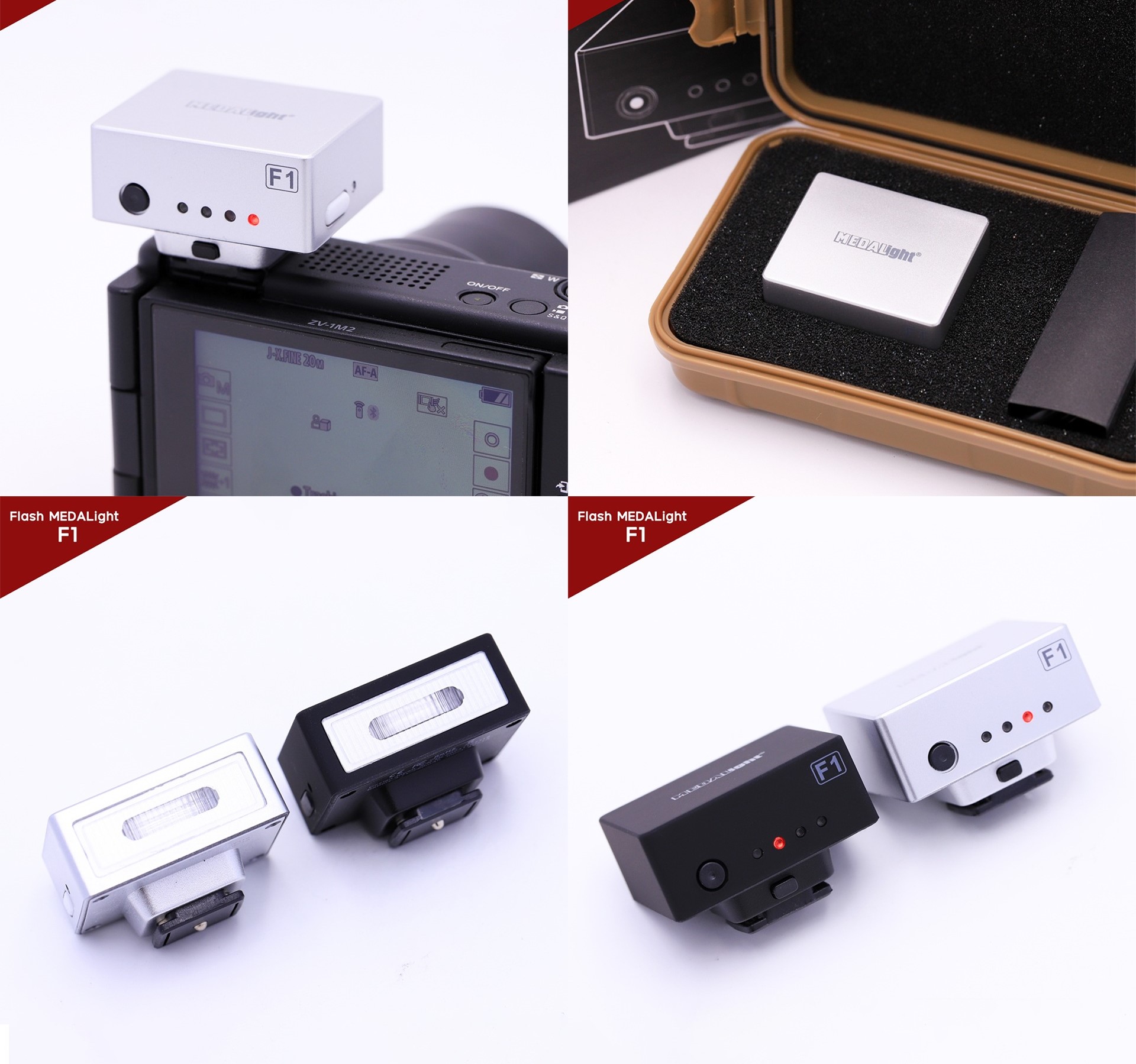 Đèn Flash Mini Medalight F1 & F1 Metal Dành Cho Máy Ảnh Compact ...
