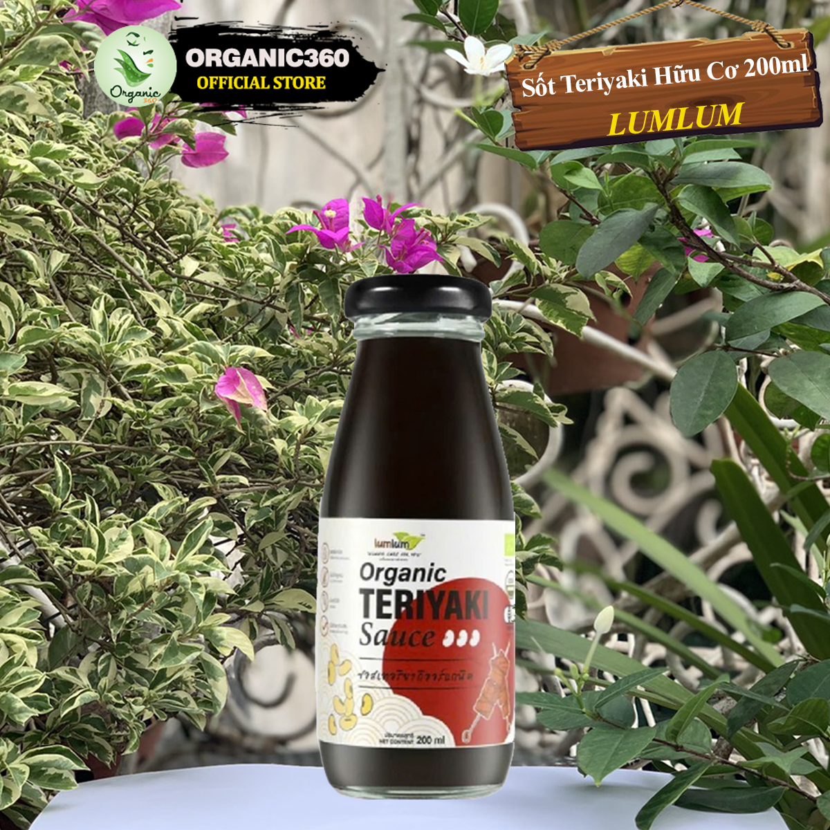 Mô tả Sốt Teriyaki Hữu Cơ LUMLUM Organic Teriyaki Sauce 200ml - 1