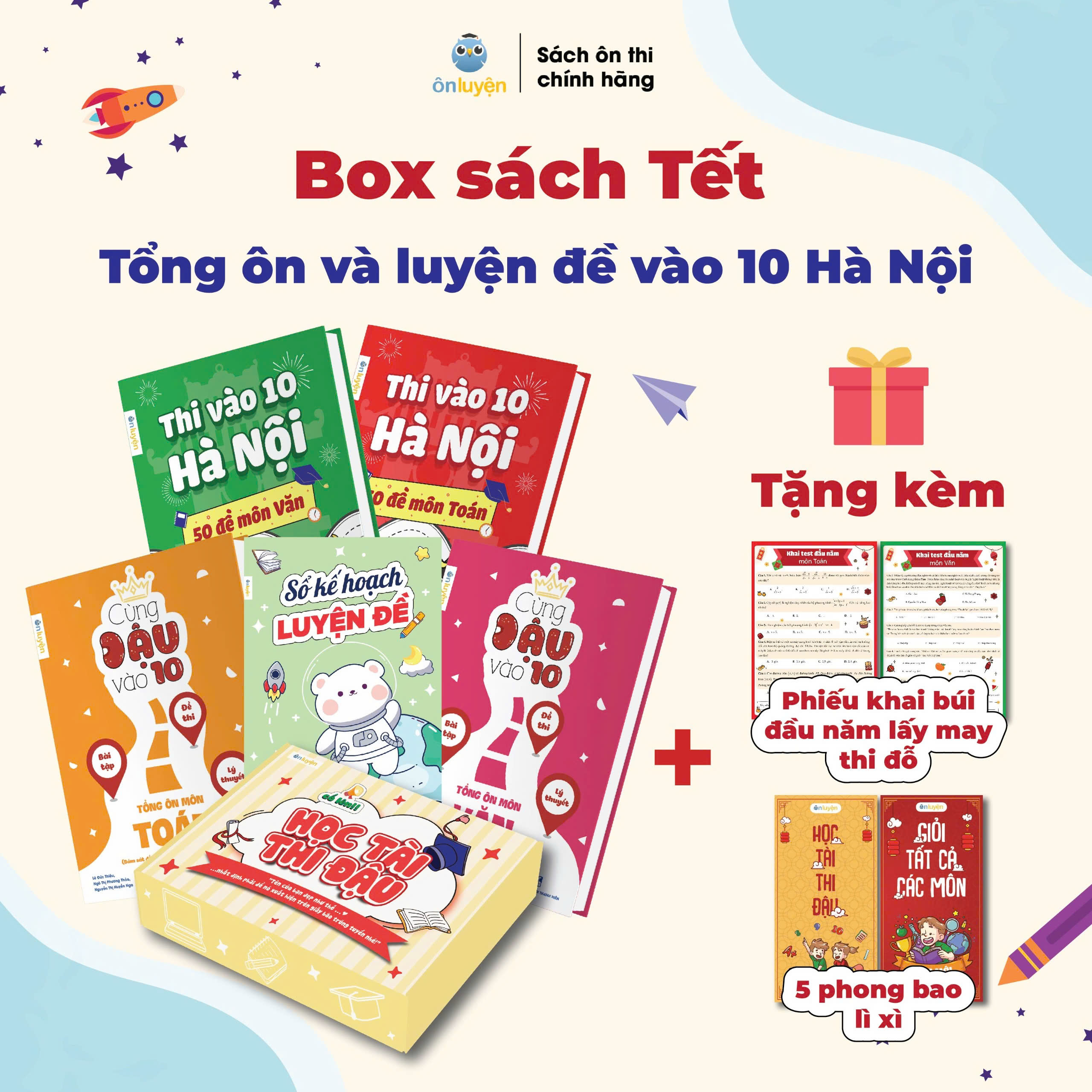 Mô tả Sách Luyện Đề Thi vào 10 Hà Nội- 50 đề môn Toán, Văn, Anh bám sát đề minh hoạ, đáp án,video giải chi tiết - 2