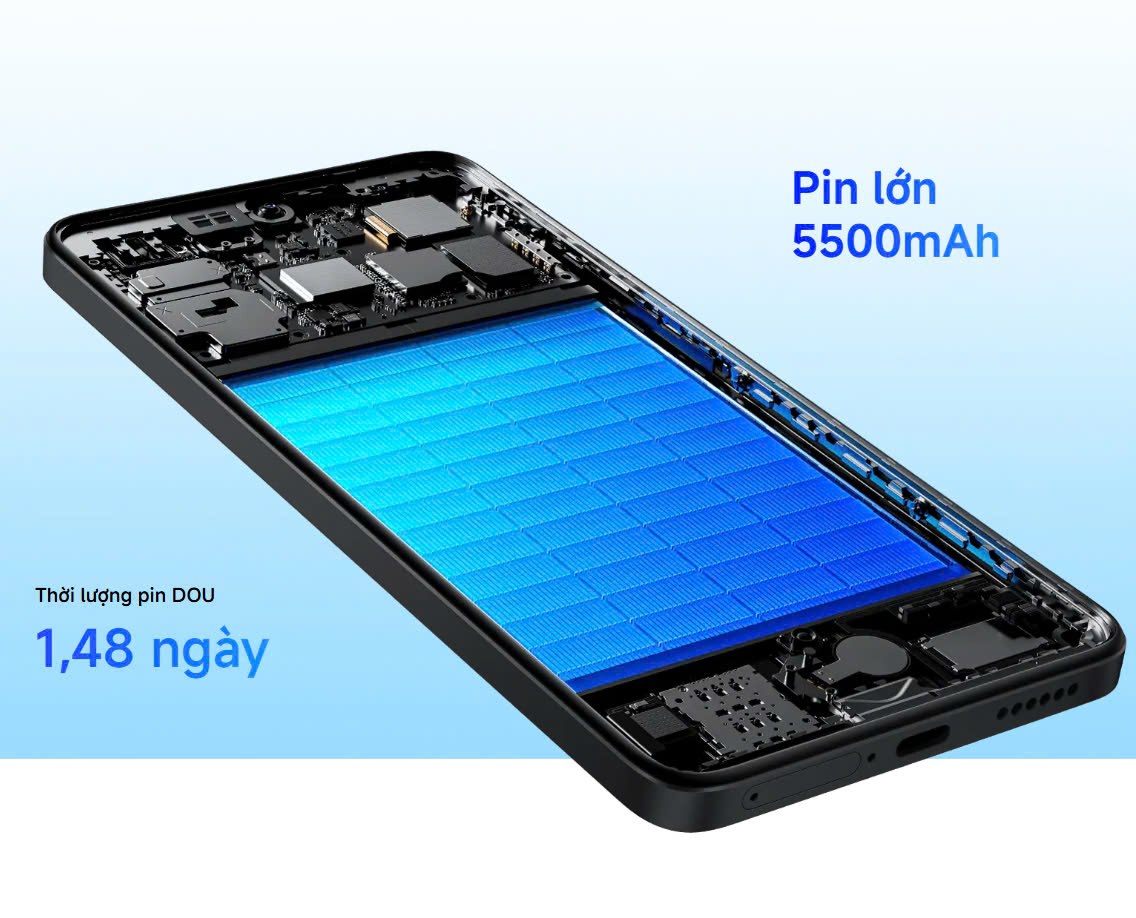 Mô tả Điện thoại Xiaomi Redmi Note 14 6GB | 128GB, Màn hình 6.67" 120Hz -  MediaTek Helio G99-Ultra - 5500 mAh | BH 18 tháng - 10