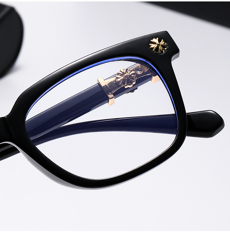 Mô tả Gọng kính cận thời trang nam nữ ANDU phong cách Chrome Heart dáng vuông nhựa cao cấp - 2273 - 9