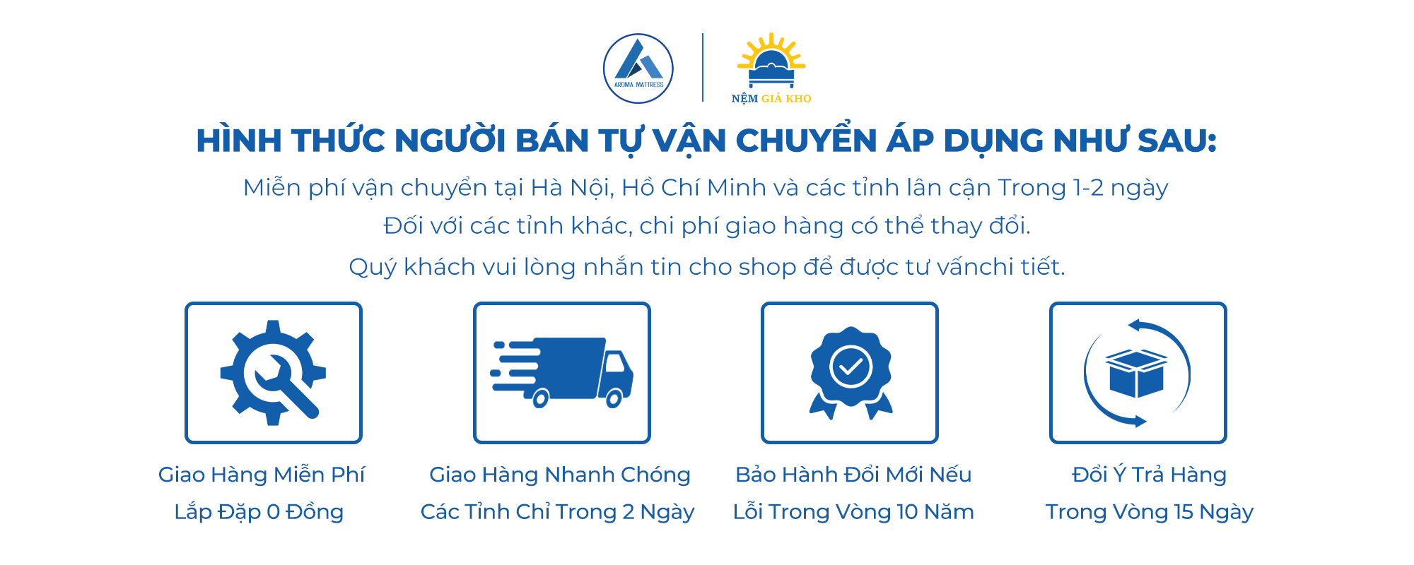 Nệm Bông Ép Hoạt Tính Gấp 3 Aroma