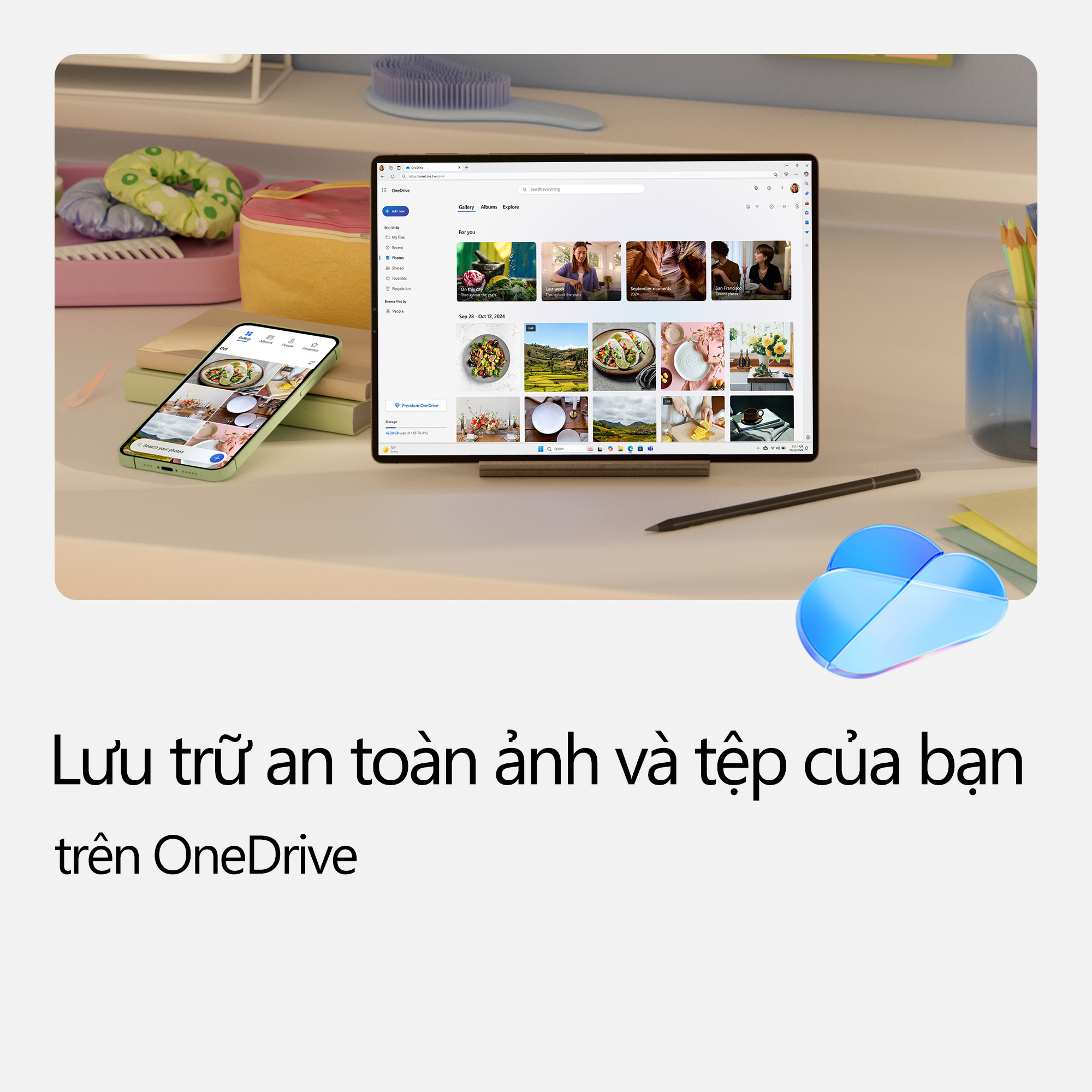 Mô tả Phần mềm Microsoft 365 𝐏𝐄𝐑𝐒𝐎𝐍𝐀𝐋 | 12 tháng | Dùng 1 người| 5 thiết bị | 1 TB Onedrive - 7
