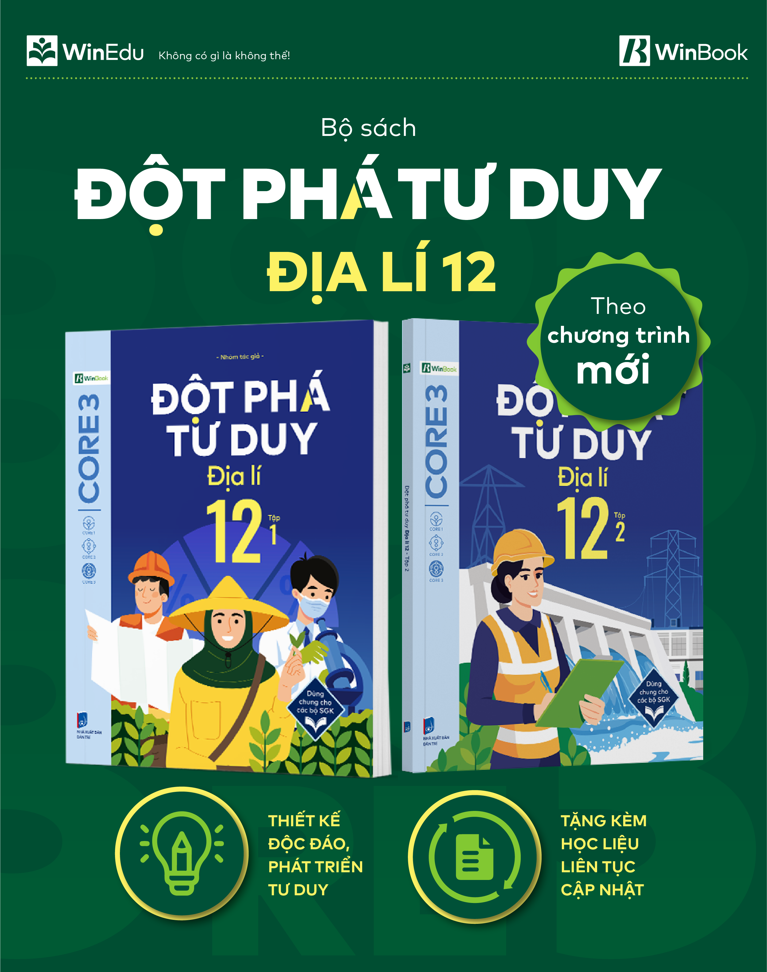 Mô tả Sách - Đột phá tư duy Địa lí 12 - Dùng chung cho các bộ SGK - 1