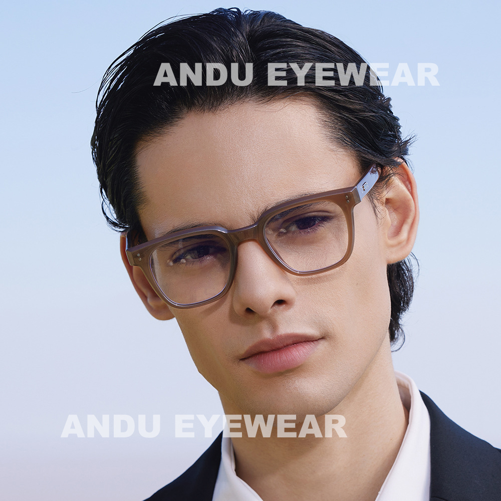 Mô tả Gọng kính cận thời trang nam nữ ANDU EYEWEAR dáng vuông chống tia UV chất liệu nhựa cao cấp - 9136 - 6