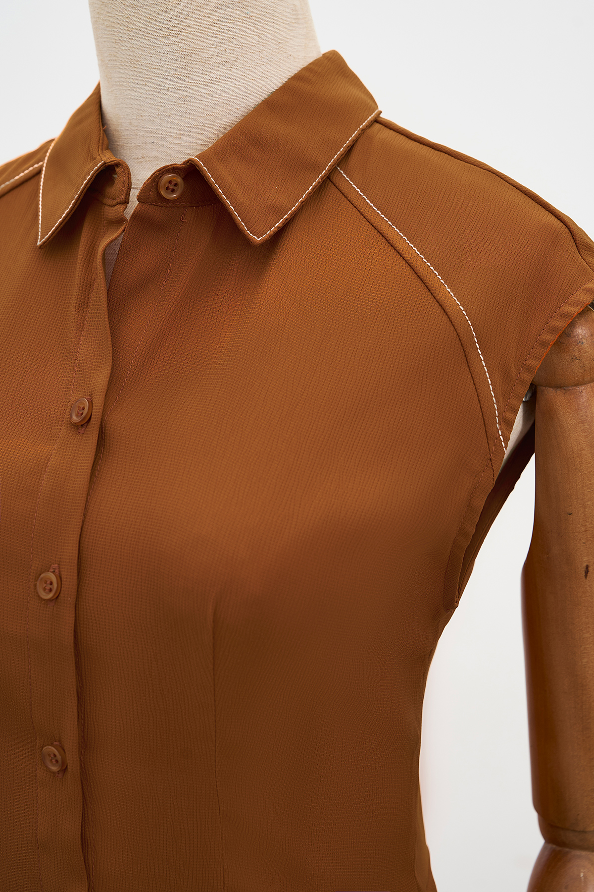 Mô tả Đầm Xòe Peplum Dập Ly Dáng Dài, Váy Liền Thanh Lịch L63L24Q050 - 5