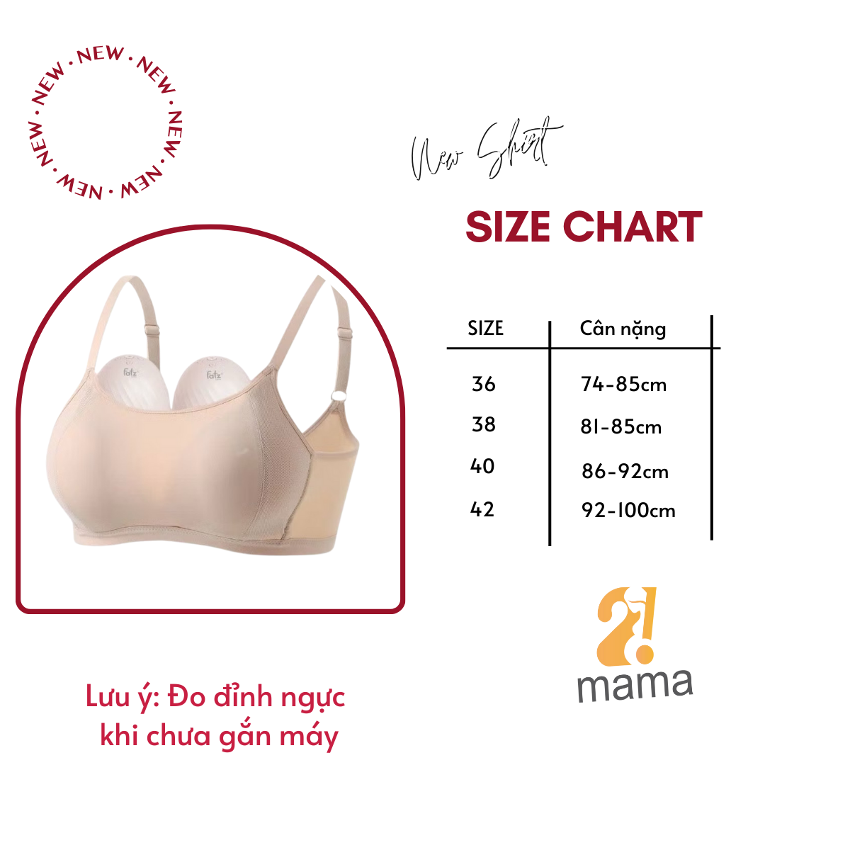 Mô tả Áo lót bầu và hút sữa cho máy không dây Áo ngực bầu dùng cho máy hút sữa rảnh tay 2mama - 1