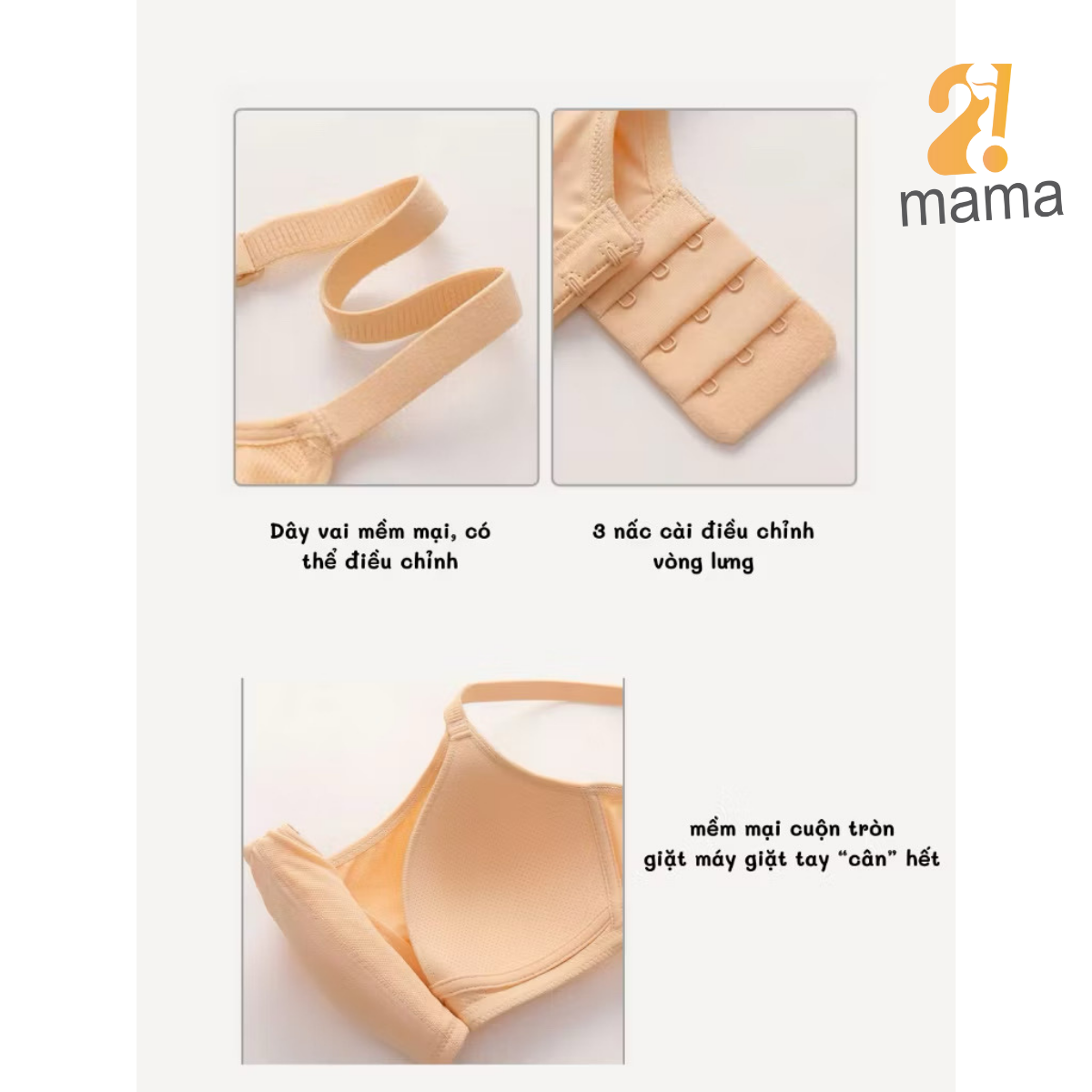 Mô tả Áo lót bầu và hút sữa cho máy không dây Áo ngực bầu dùng cho máy hút sữa rảnh tay 2mama - 3