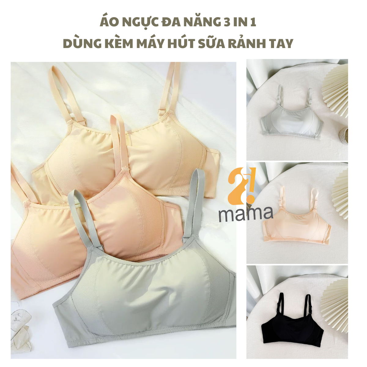 Mô tả Áo lót bầu và hút sữa cho máy không dây Áo ngực bầu dùng cho máy hút sữa rảnh tay 2mama - 5