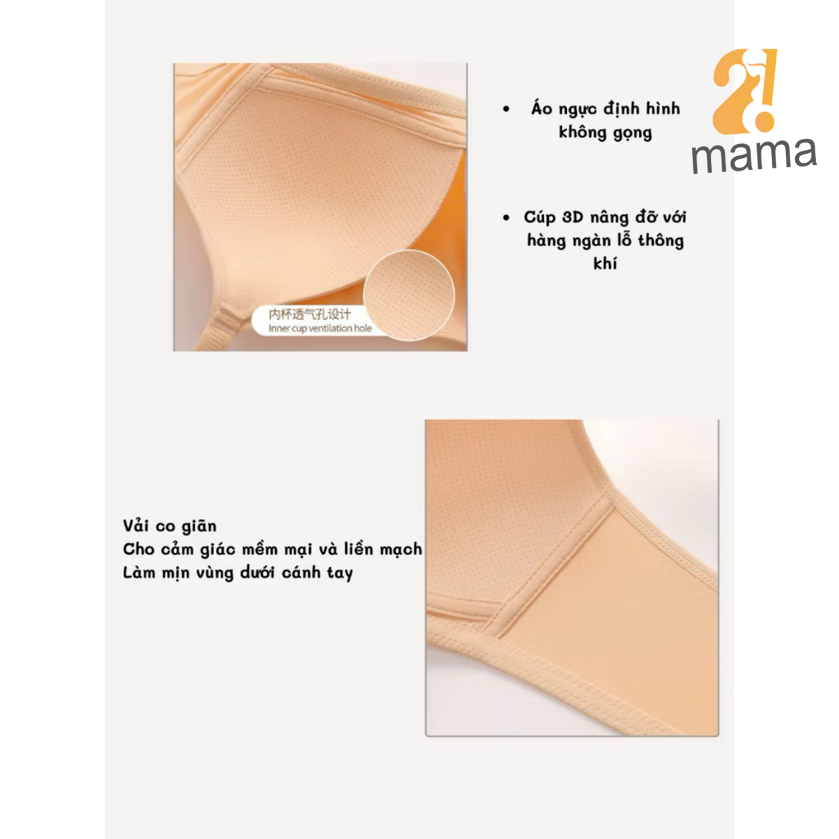 Mô tả Áo lót bầu và hút sữa cho máy không dây Áo ngực bầu dùng cho máy hút sữa rảnh tay 2mama - 7