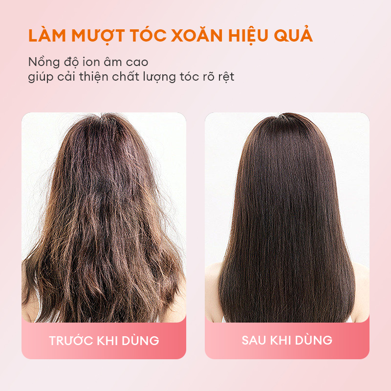 Mô tả Máy sấy tóc 2 chiều nóng lạnh GAABOR GHD-N1000D ánh sáng xanh diệt khuẩn, bảo vệ tóc công suất 1000W - 7