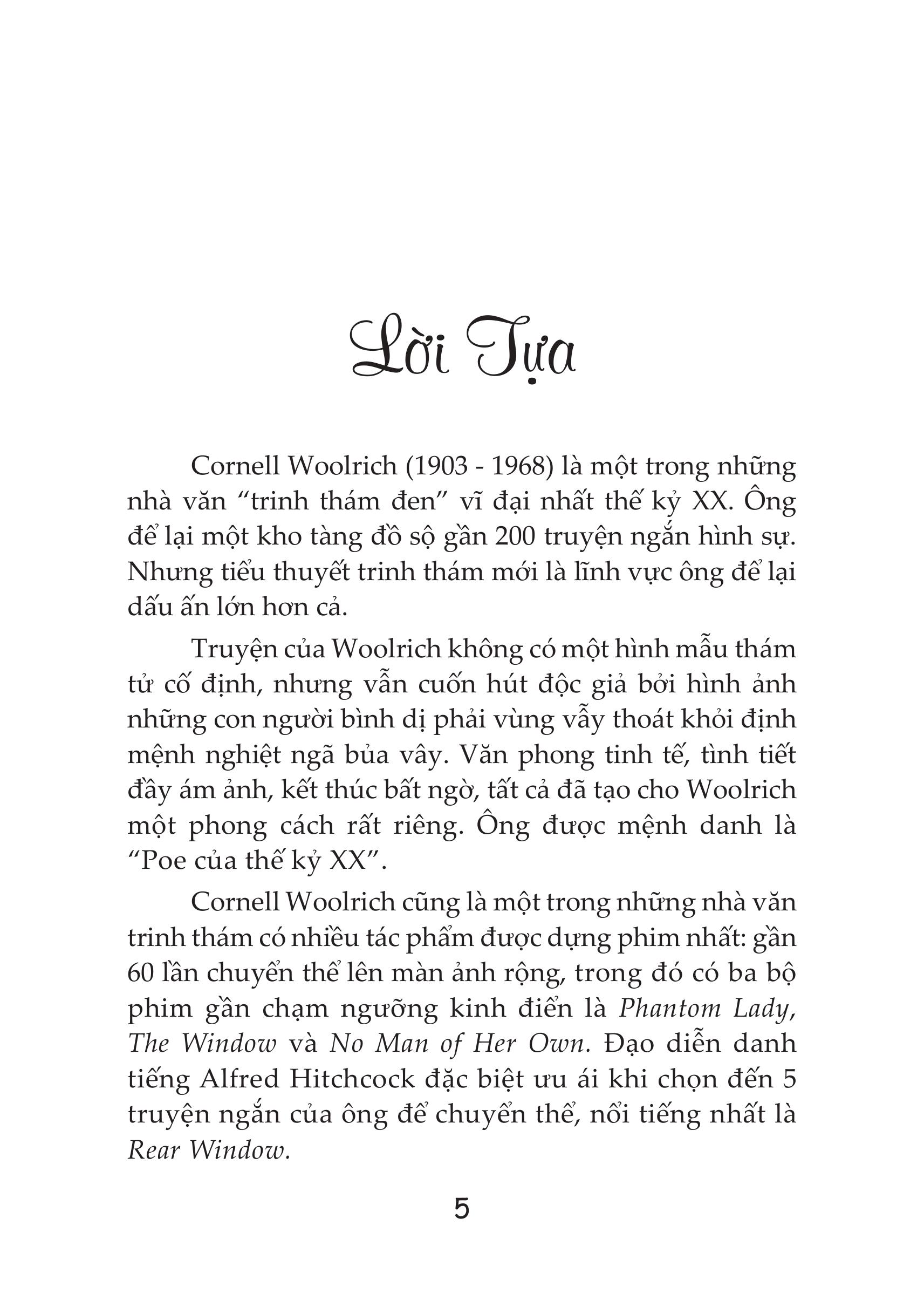Mô tả Sách Tiểu Thuyết Trinh Thám - Cô Dâu Đen (In lần thứ 9) - Phúc Minh Books - 3
