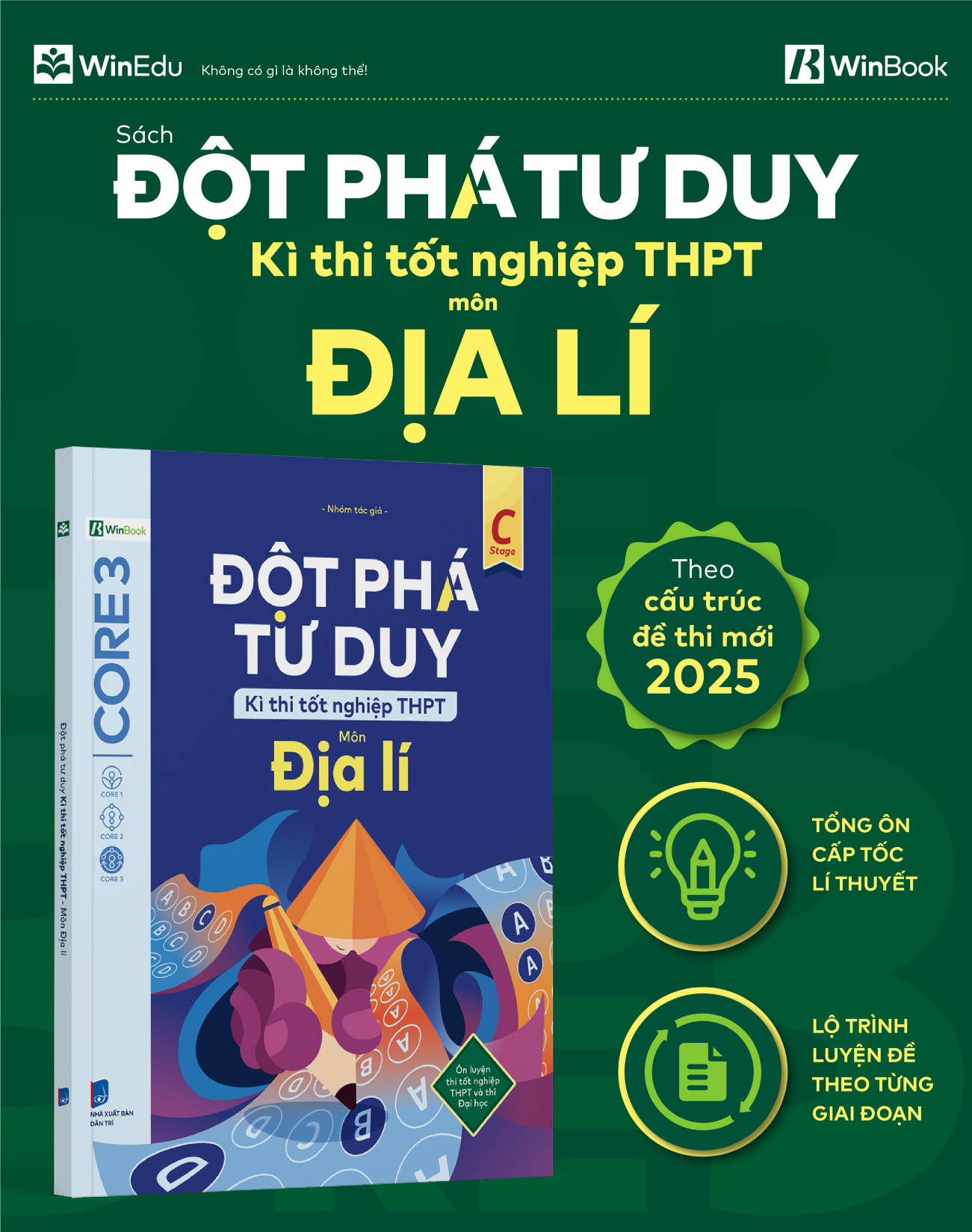 Mô tả Sách - Đột phá tư duy Kì thi tốt nghiệp THPT môn Địa lí - 1