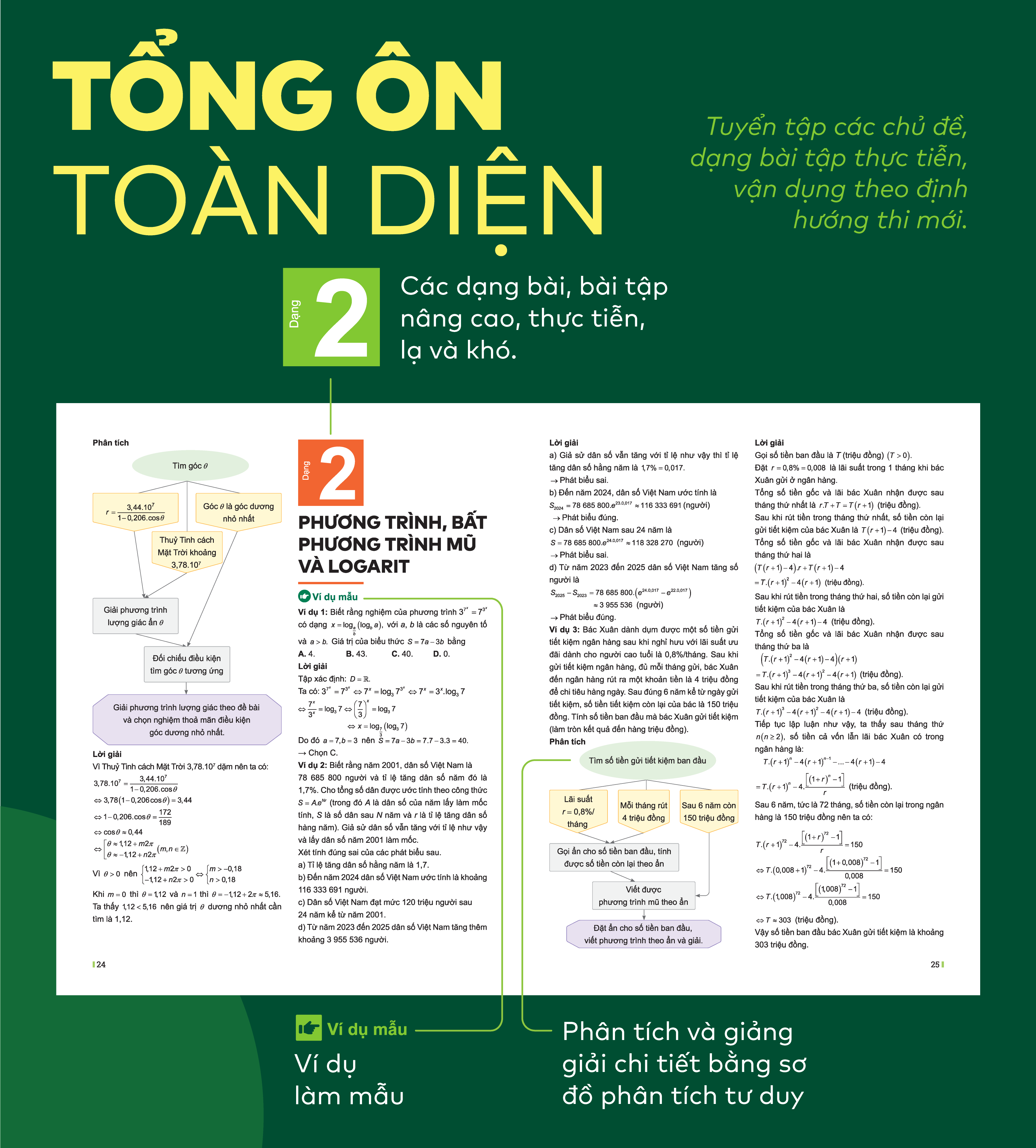 Mô tả Sách - Đột phá tư duy Kì thi tốt nghiệp THPT môn Toán - 3