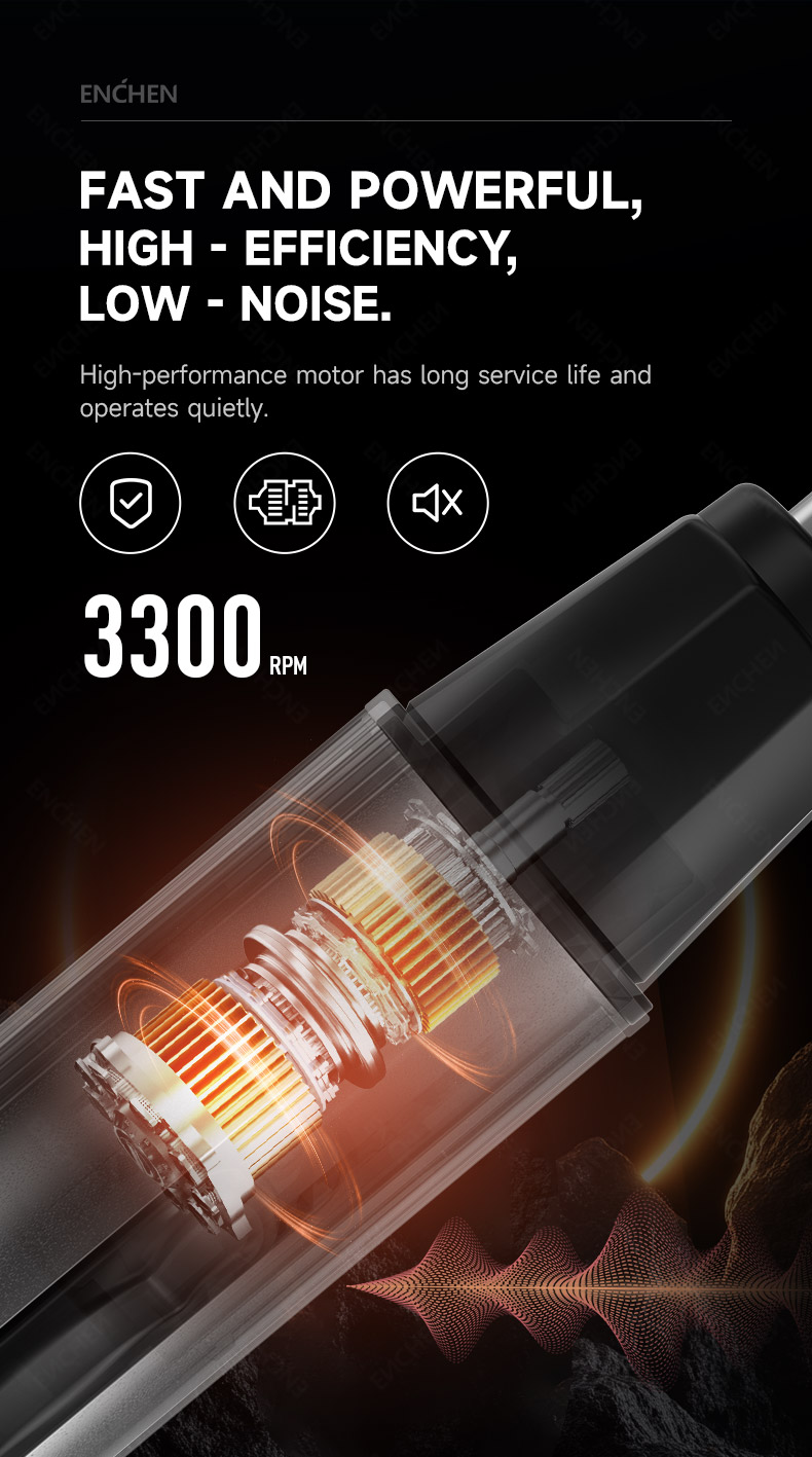 Mô tả Máy tỉa lông mũi Enchen EN001 sạc pin Type-C đầu cạo tròn ẩn tháo rời, động cơ mạnh mẽ giảm ồn - 4
