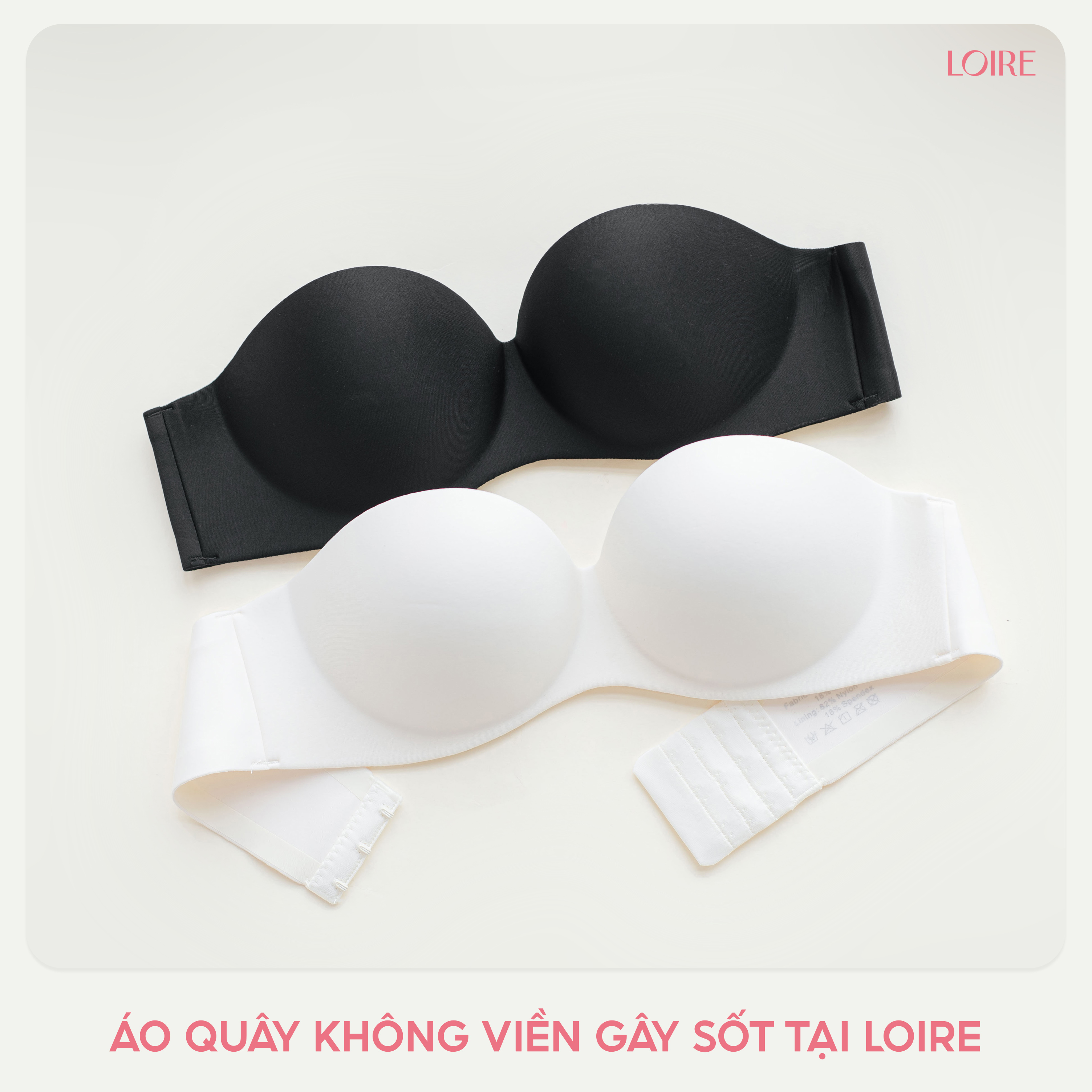 Mô tả Áo Quây Không Viền Đệm Vừa Loirechic BRQ130 - 1