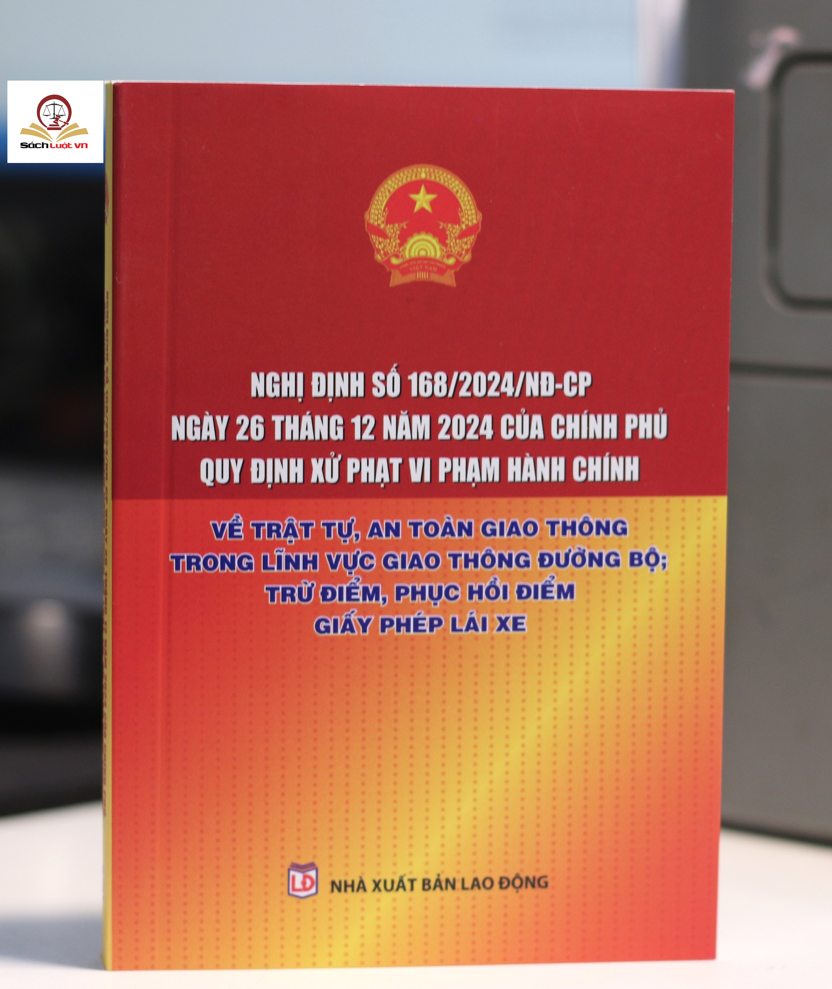 Bìa sách Nghị định 168/2024/NĐ-CP