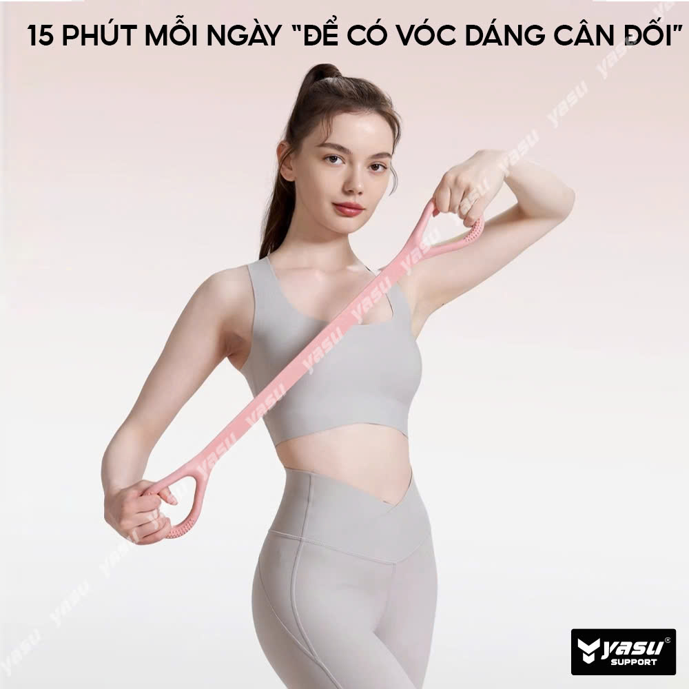Mô tả Dây kéo tập tay gym YASU Dây Đàn Hồi Tập Tay Vai  dành cho Nữ - 9