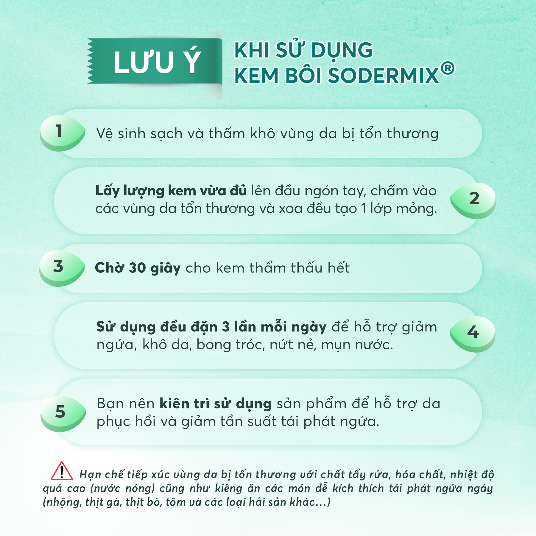 Mô tả 2 SODERMIX 15g - Tặng Kem Helia - Kem Bôi Viêm Da Cơ Địa Hỗ Trợ Ngứa Ngáy, Eczema, Chàm Sữa, Tổ Đỉa, Dưỡng Ẩm - 3