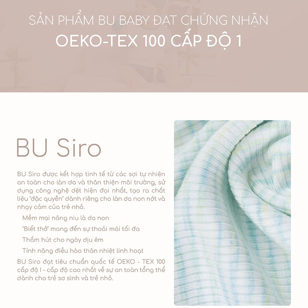 Mô tả Set 2 áo ngắn tay cổ tròn Siro BSR330403 | Quần áo chính hãng BU Baby - 1